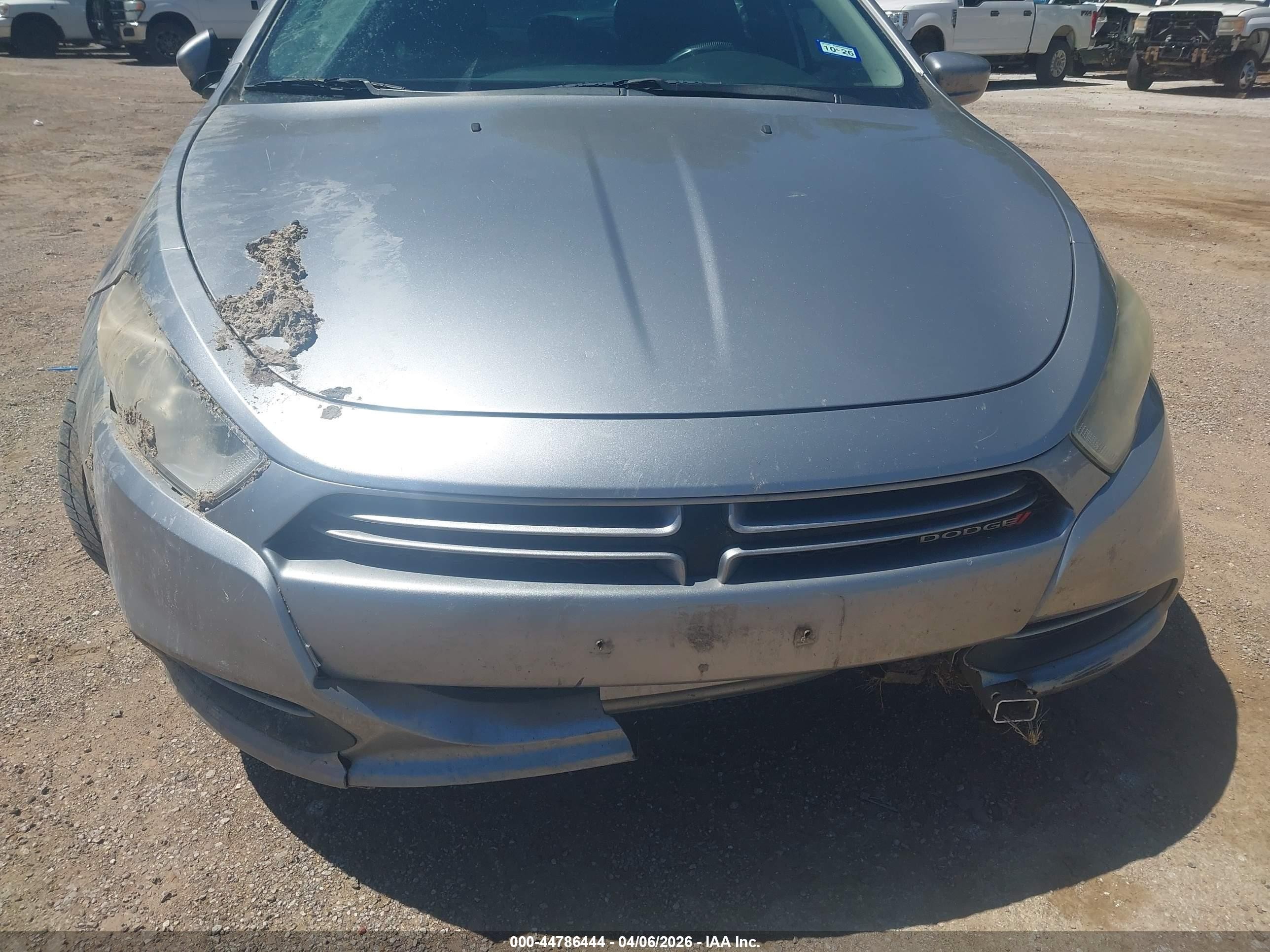 2016 Dodge Dart Se Silver vin: 1C3CDFAA9GD503769