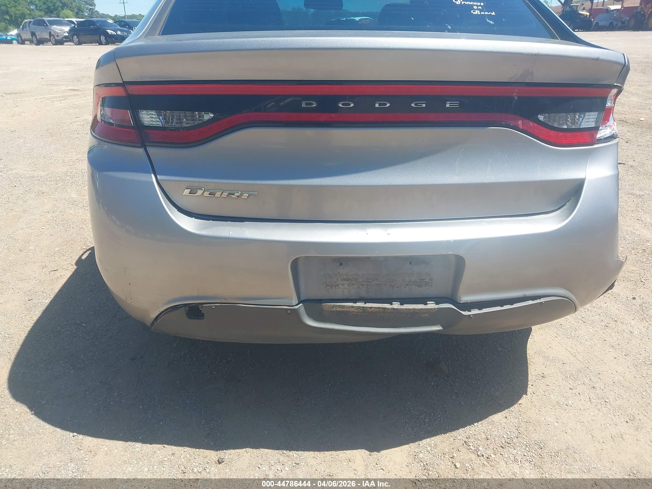 2016 Dodge Dart Se Silver vin: 1C3CDFAA9GD503769