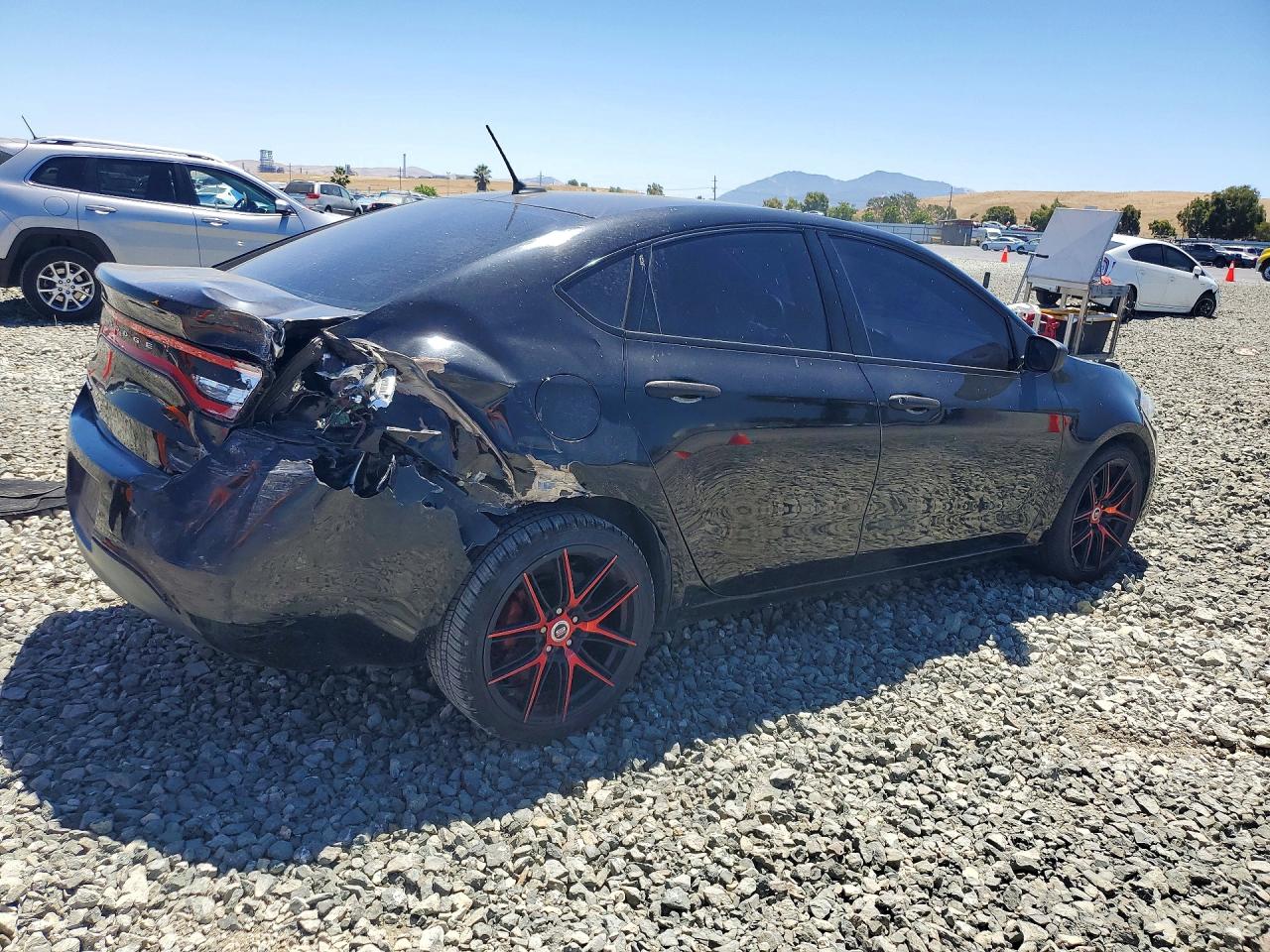 2013 Dodge Dart Se Black vin: 1C3CDFAAXDD298958