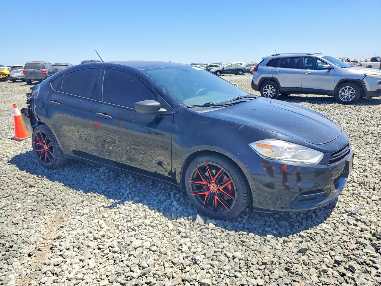 2013 Dodge Dart Se Black vin: 1C3CDFAAXDD298958