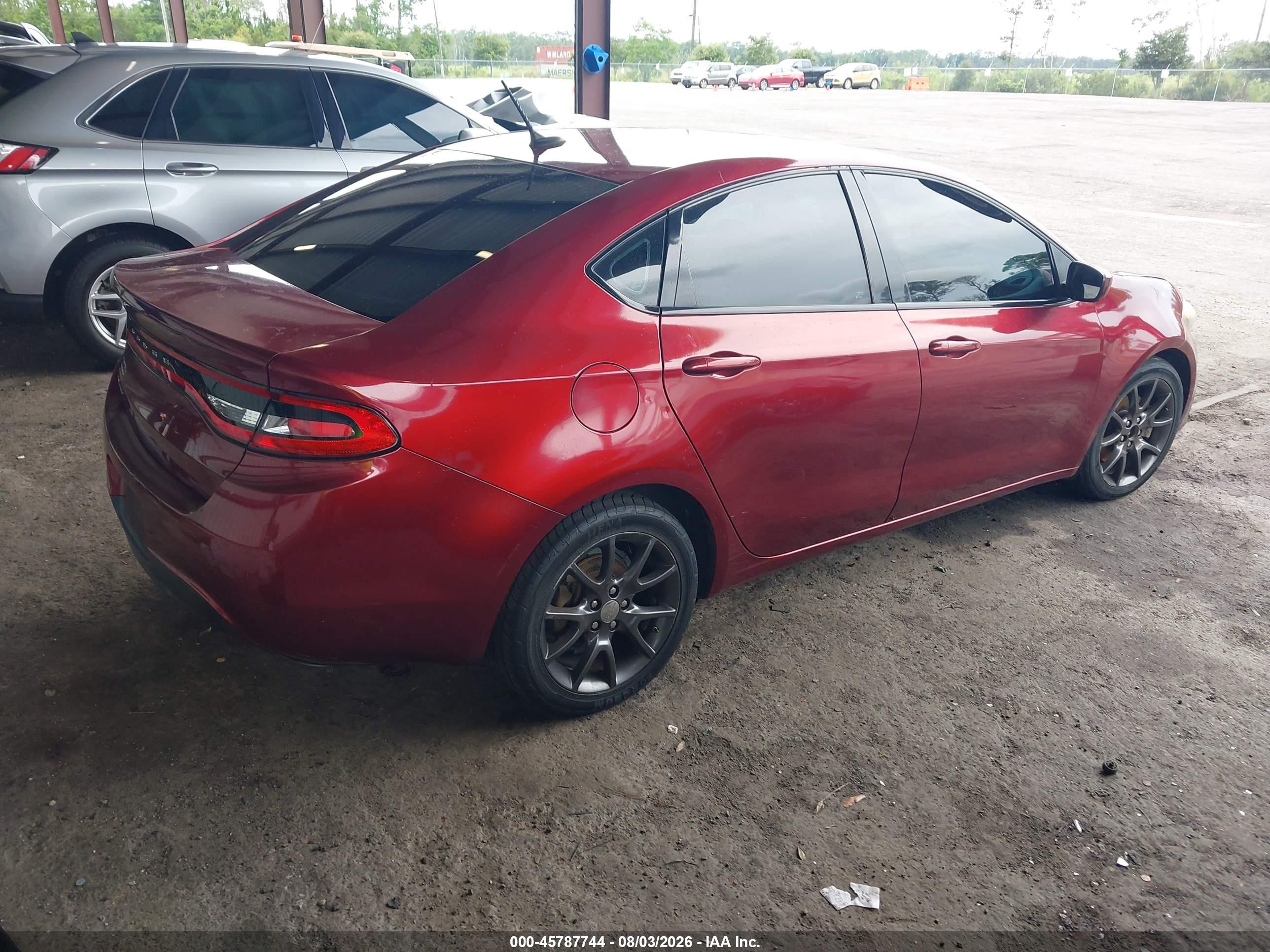 2015 Dodge Dart Se Бордовый vin: 1C3CDFAAXFD375573