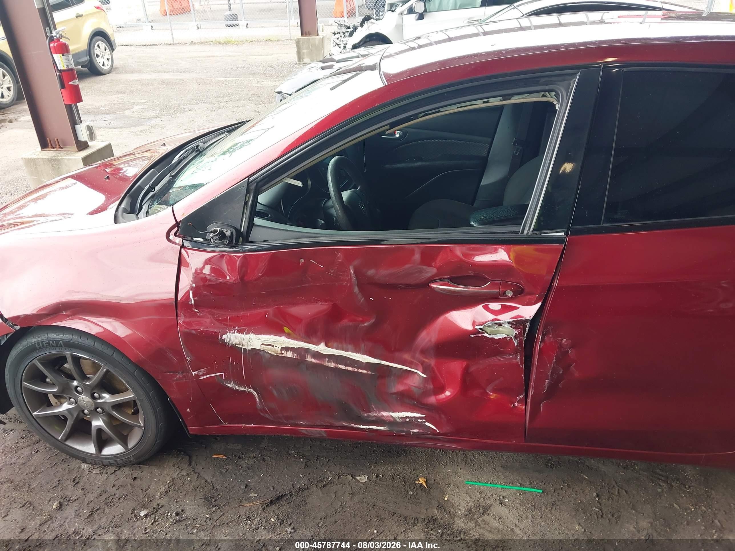 2015 Dodge Dart Se Бордовый vin: 1C3CDFAAXFD375573