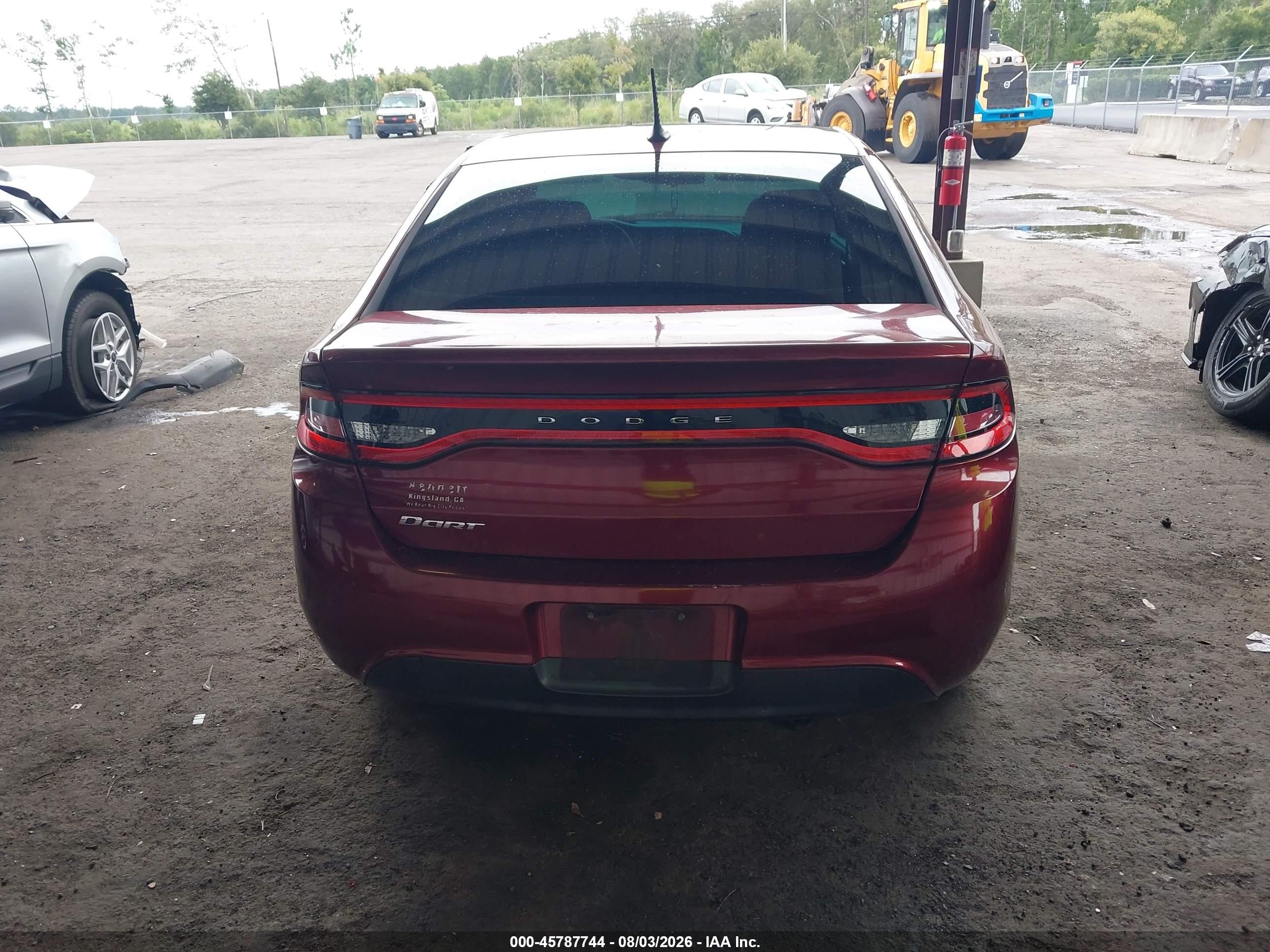 2015 Dodge Dart Se Бордовый vin: 1C3CDFAAXFD375573