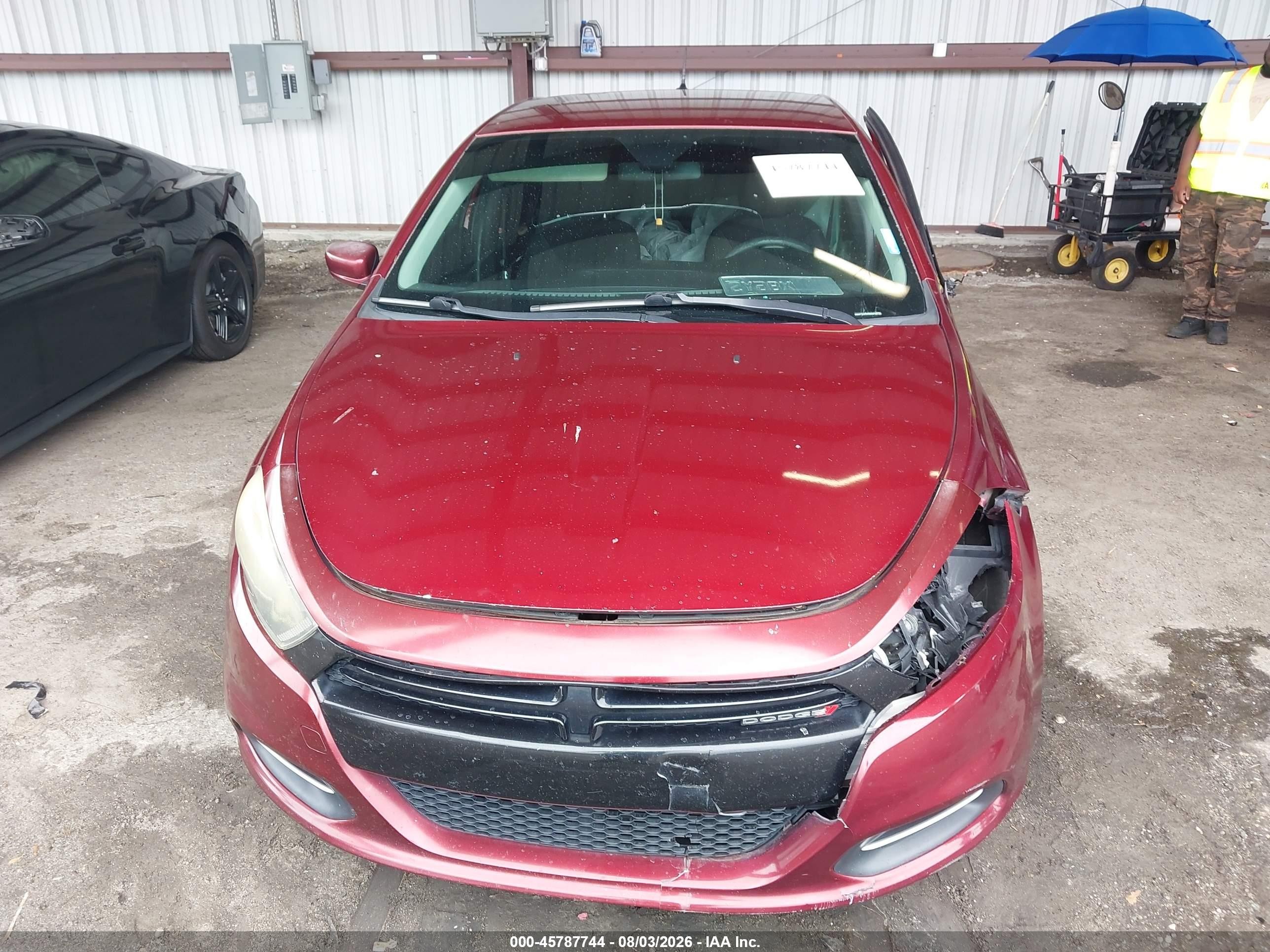 2015 Dodge Dart Se Бордовый vin: 1C3CDFAAXFD375573