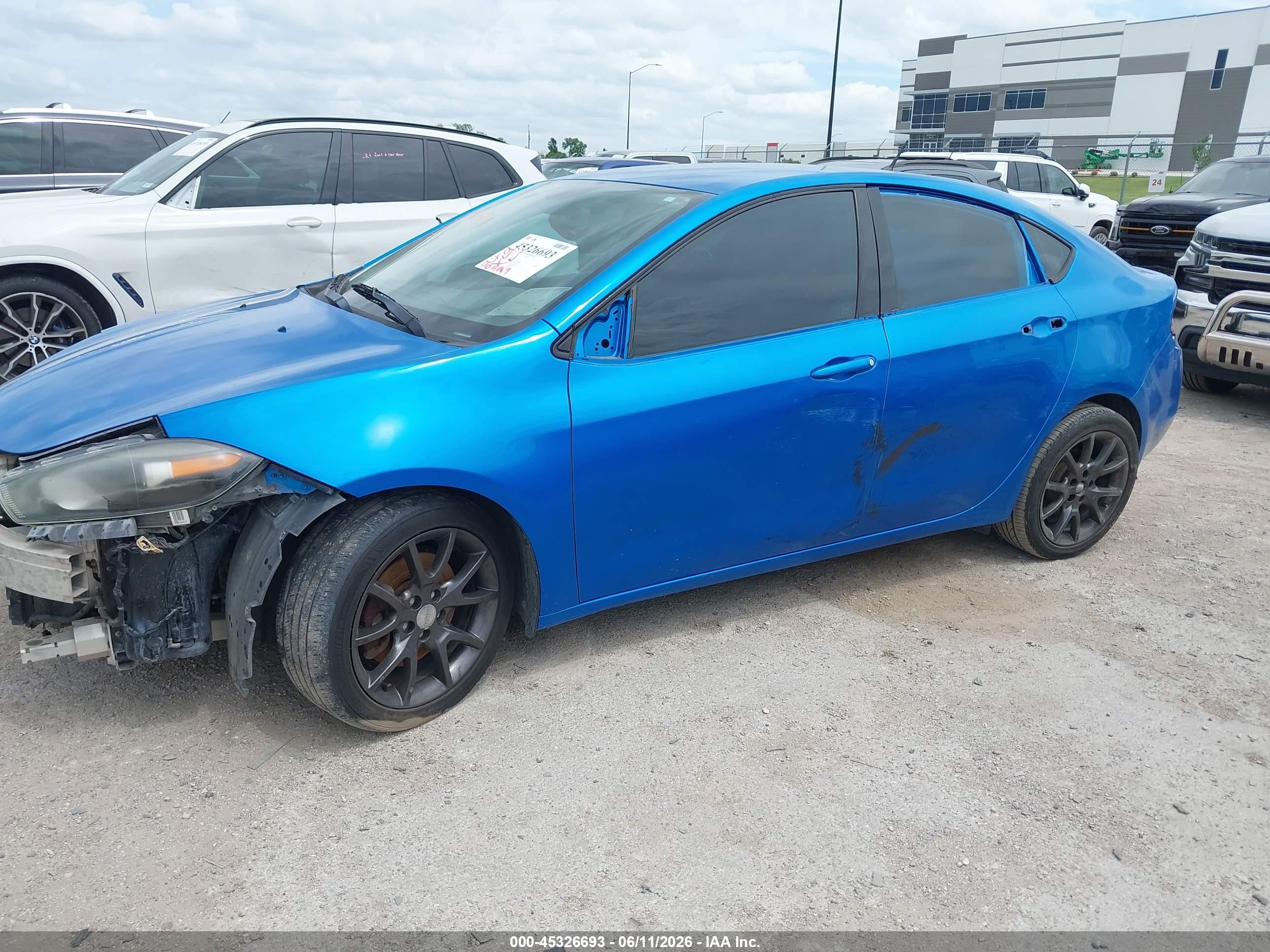 2015 Dodge Dart Se Blue vin: 1C3CDFAAXFD392275