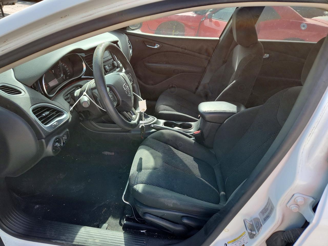 2015 Dodge Dart Se White vin: 1C3CDFAAXFD406059