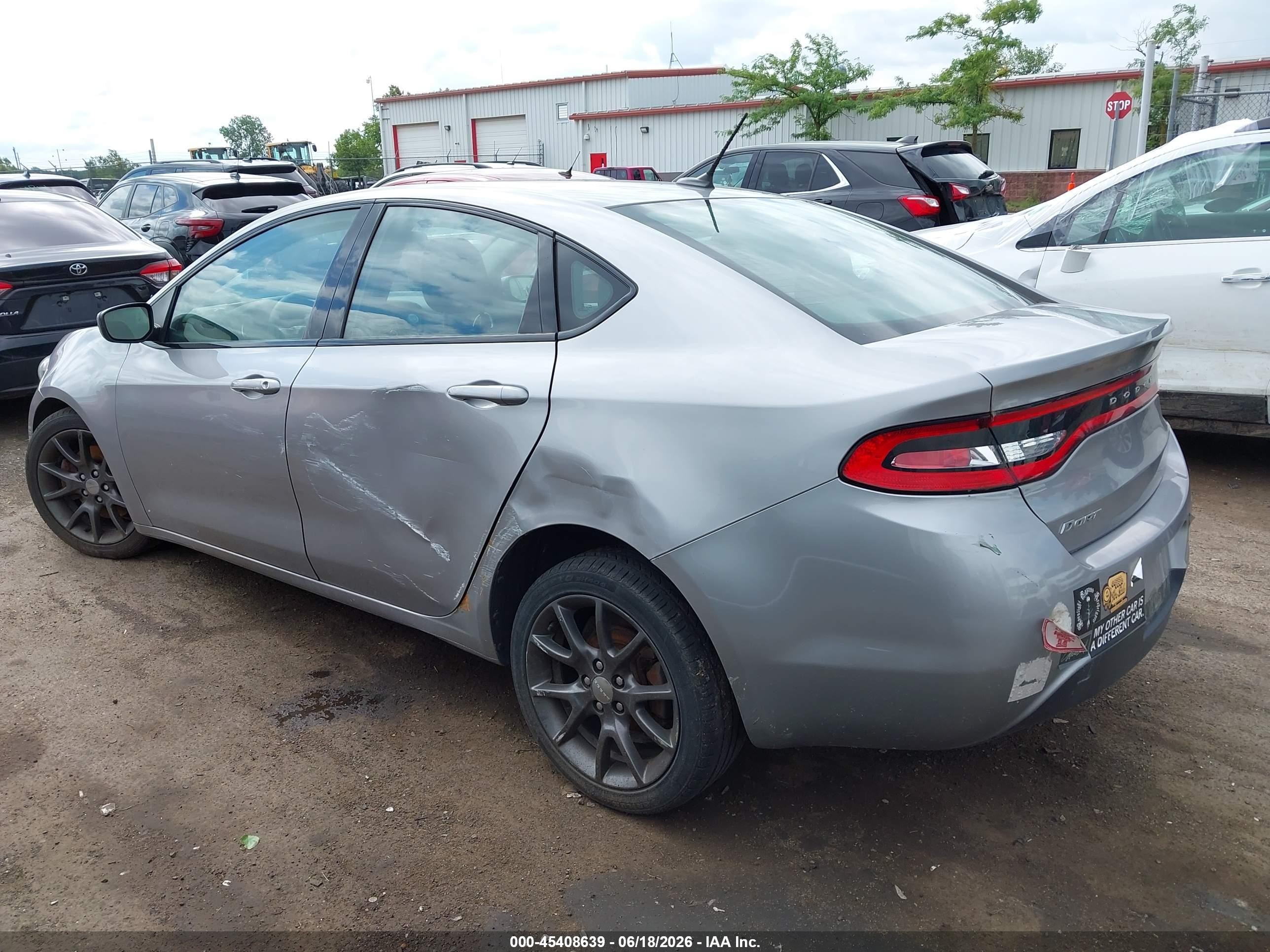 2015 Dodge Dart Se Серый vin: 1C3CDFAAXFD432371