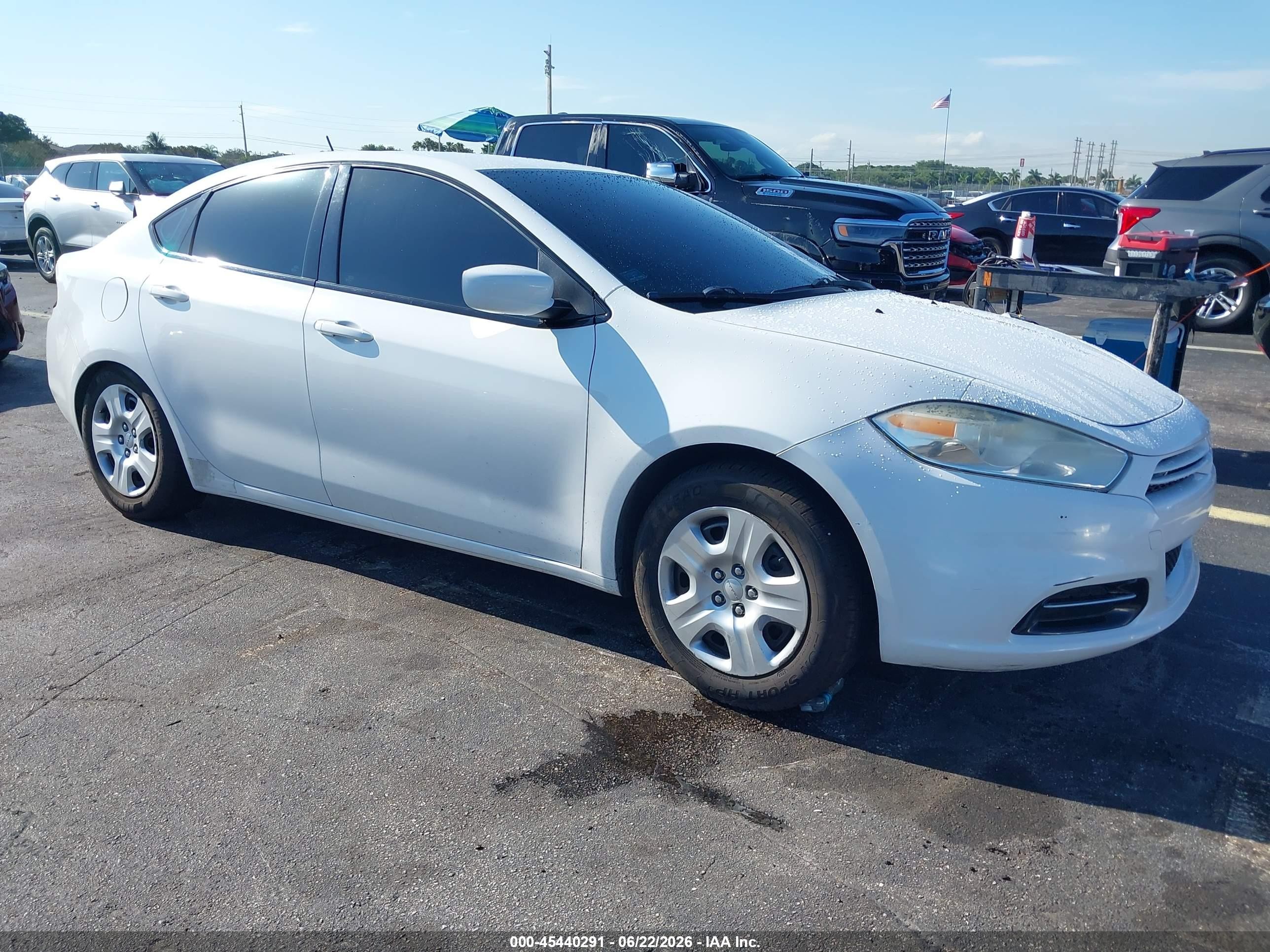 2013 Dodge Dart Aero White vin: 1C3CDFAH0DD224672