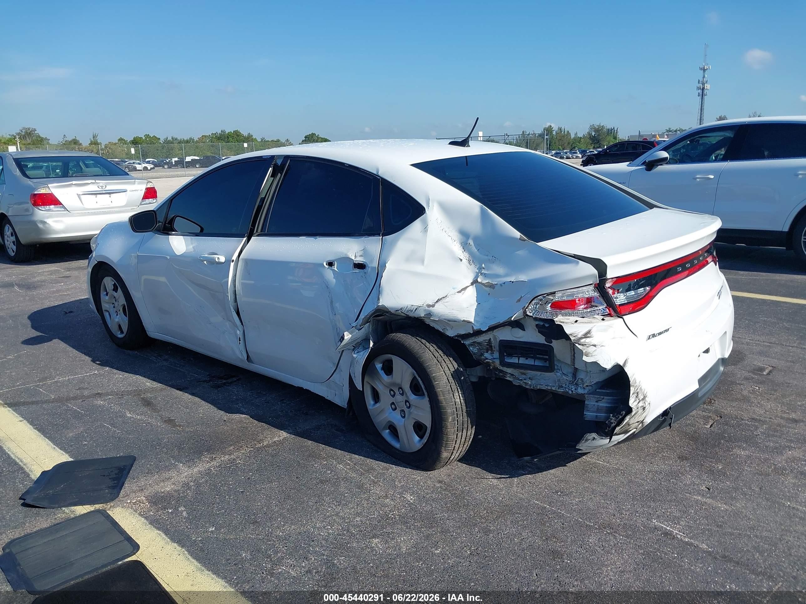 2013 Dodge Dart Aero White vin: 1C3CDFAH0DD224672