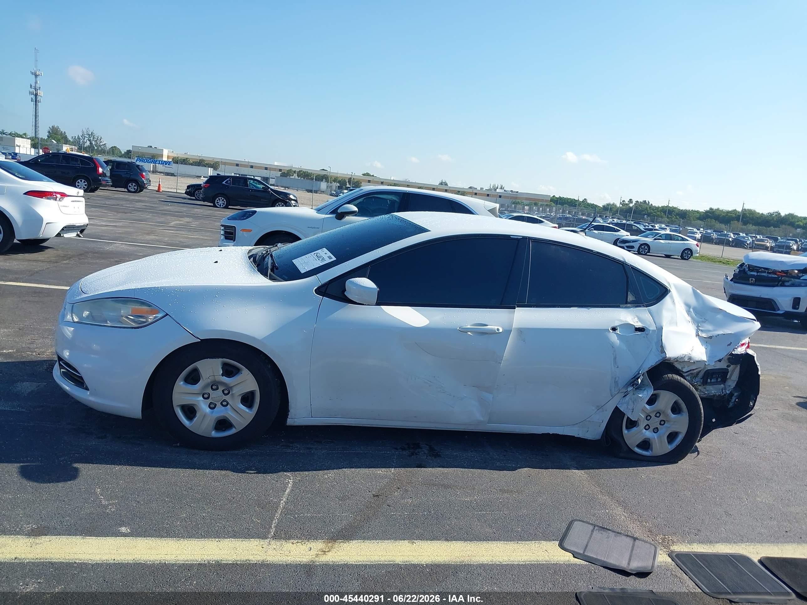 2013 Dodge Dart Aero White vin: 1C3CDFAH0DD224672