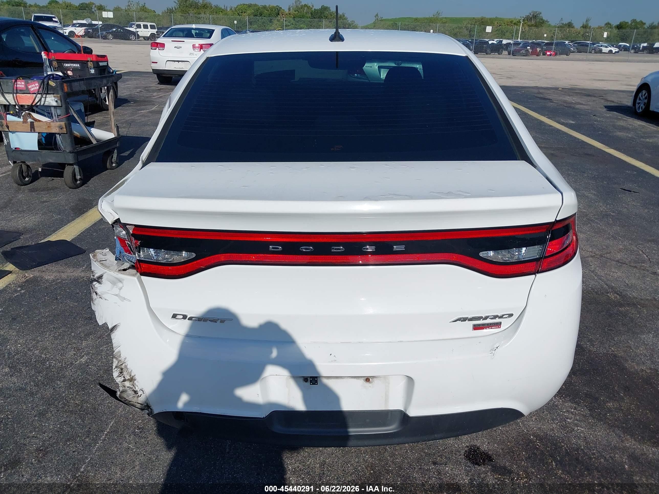 2013 Dodge Dart Aero White vin: 1C3CDFAH0DD224672
