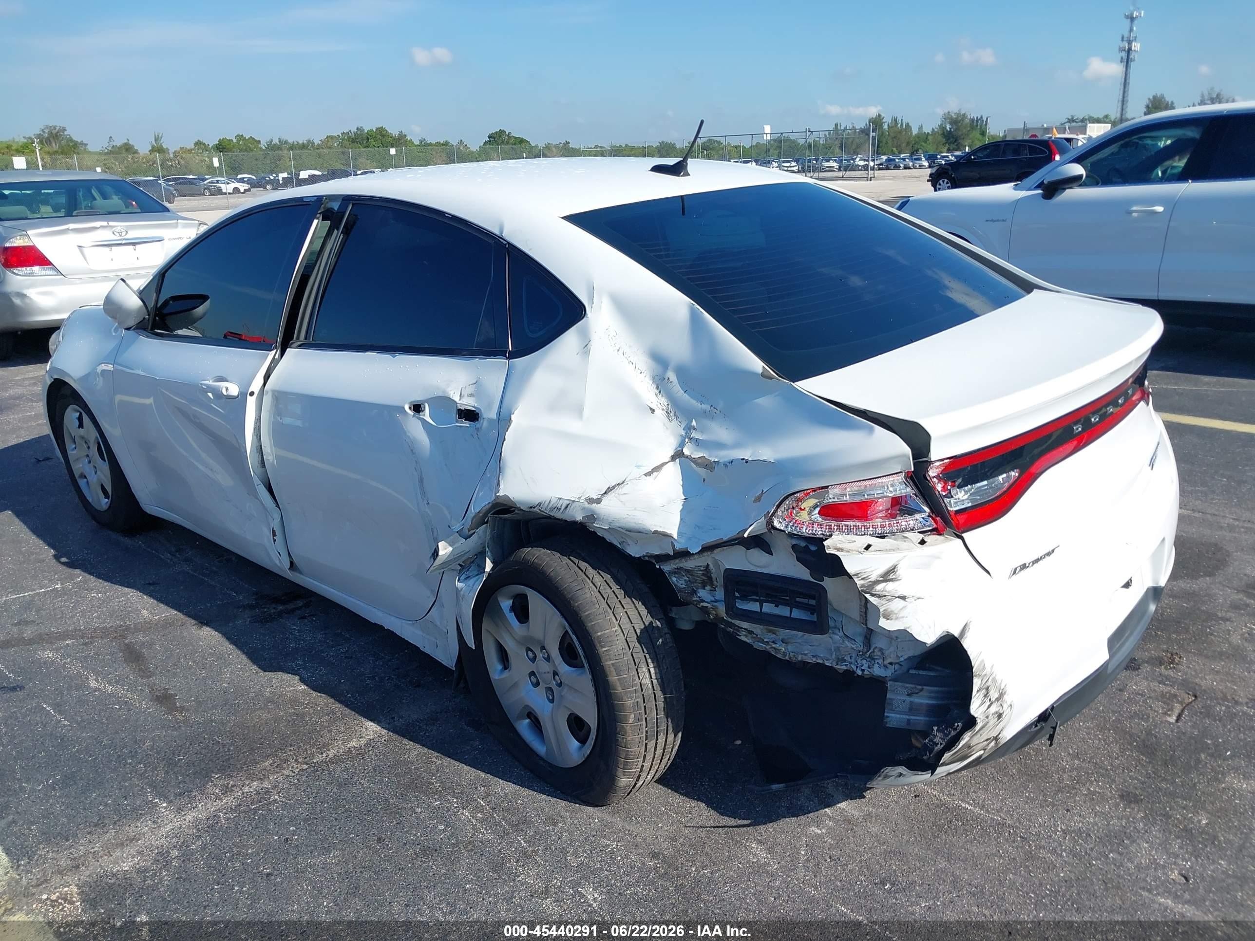2013 Dodge Dart Aero White vin: 1C3CDFAH0DD224672