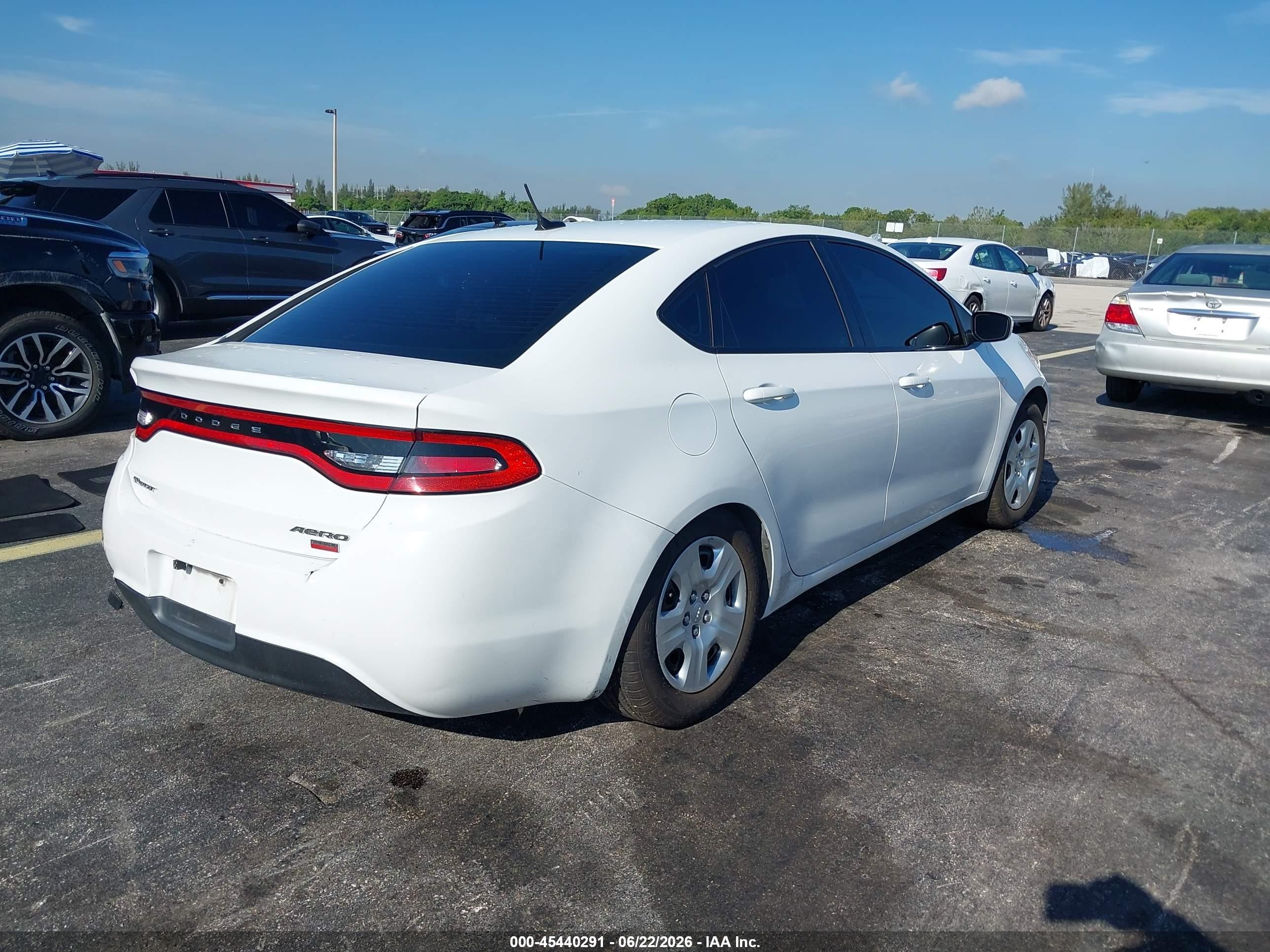 2013 Dodge Dart Aero White vin: 1C3CDFAH0DD224672