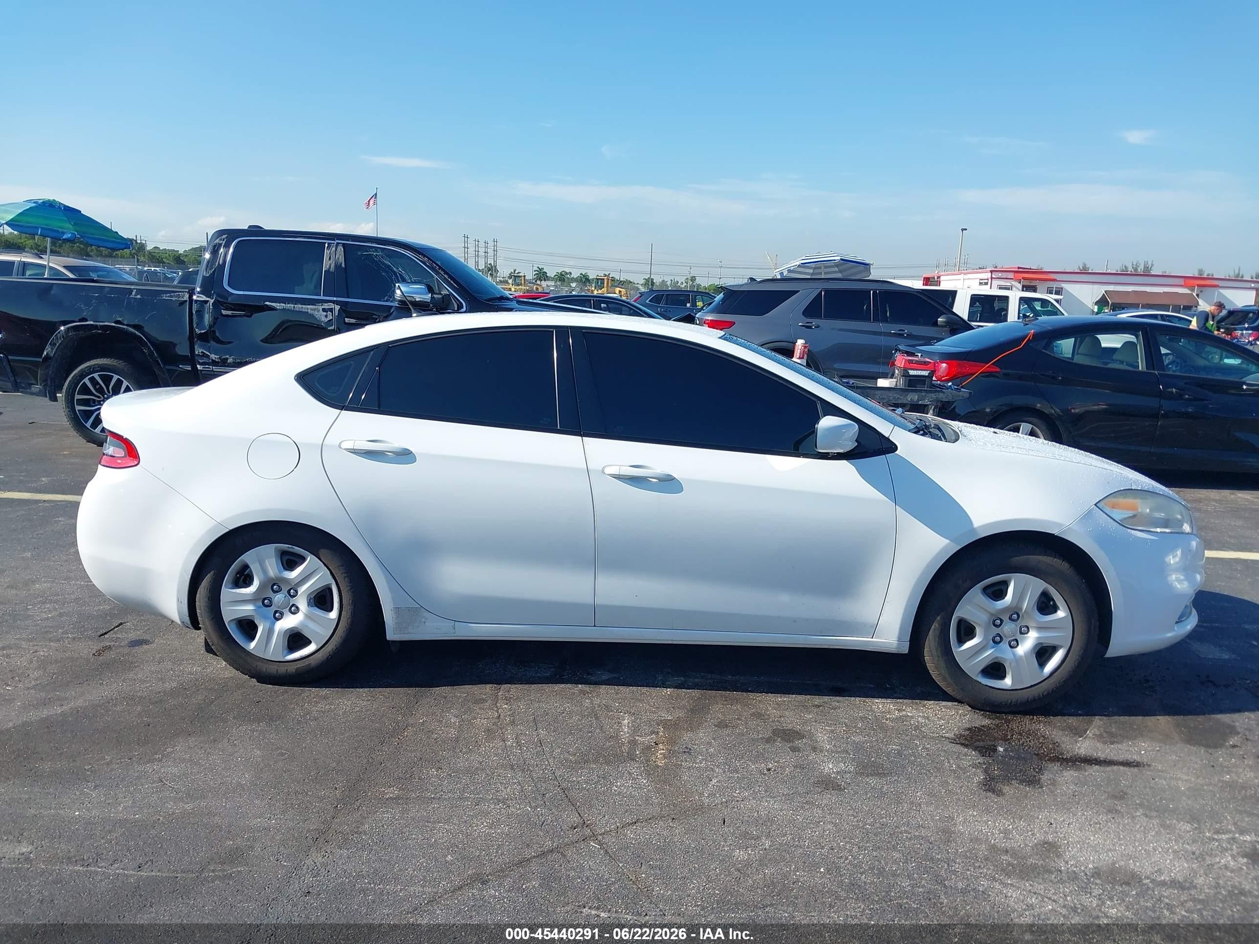 2013 Dodge Dart Aero White vin: 1C3CDFAH0DD224672