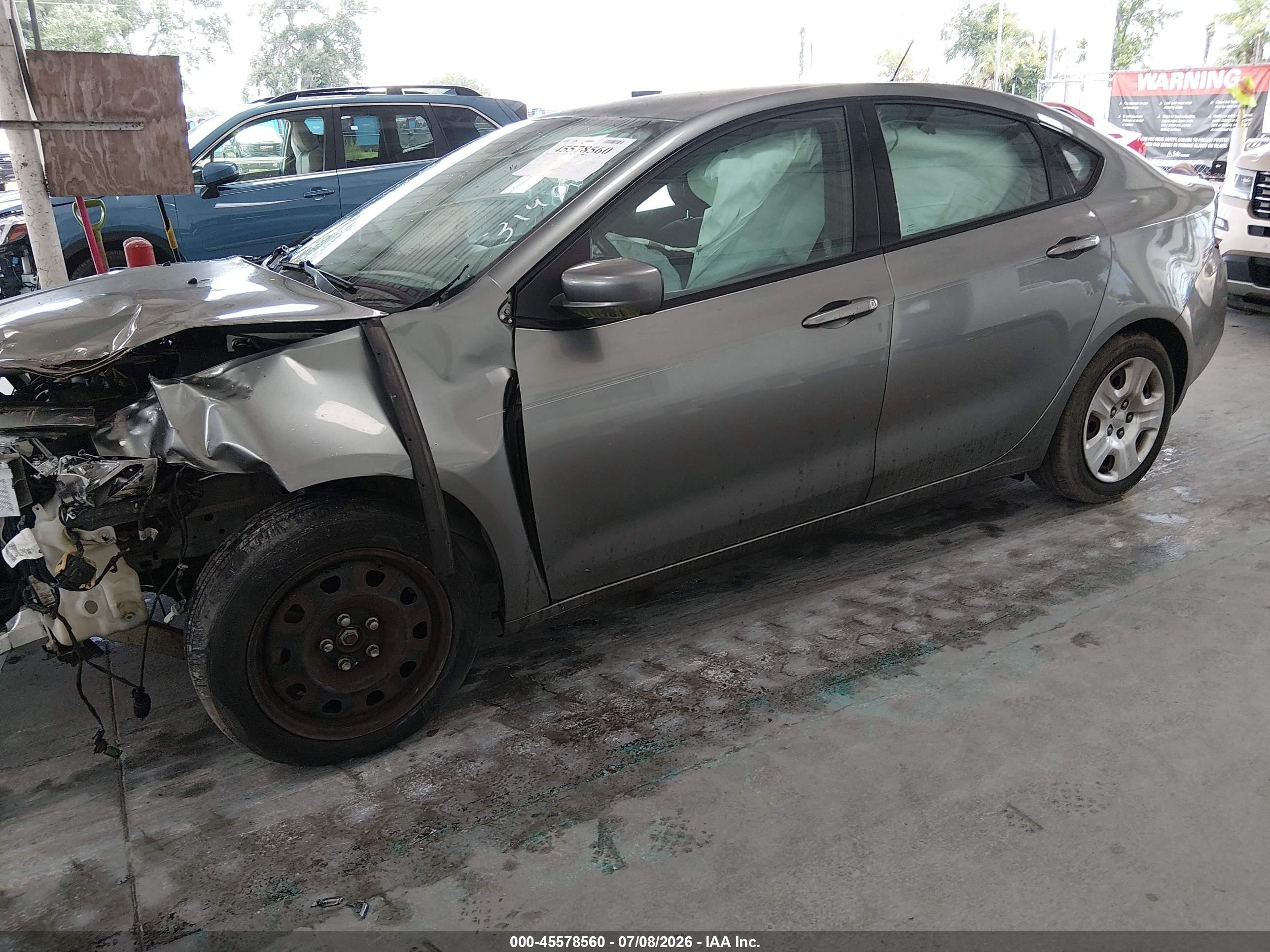 2013 Dodge Dart Aero Gray vin: 1C3CDFAH0DD314095
