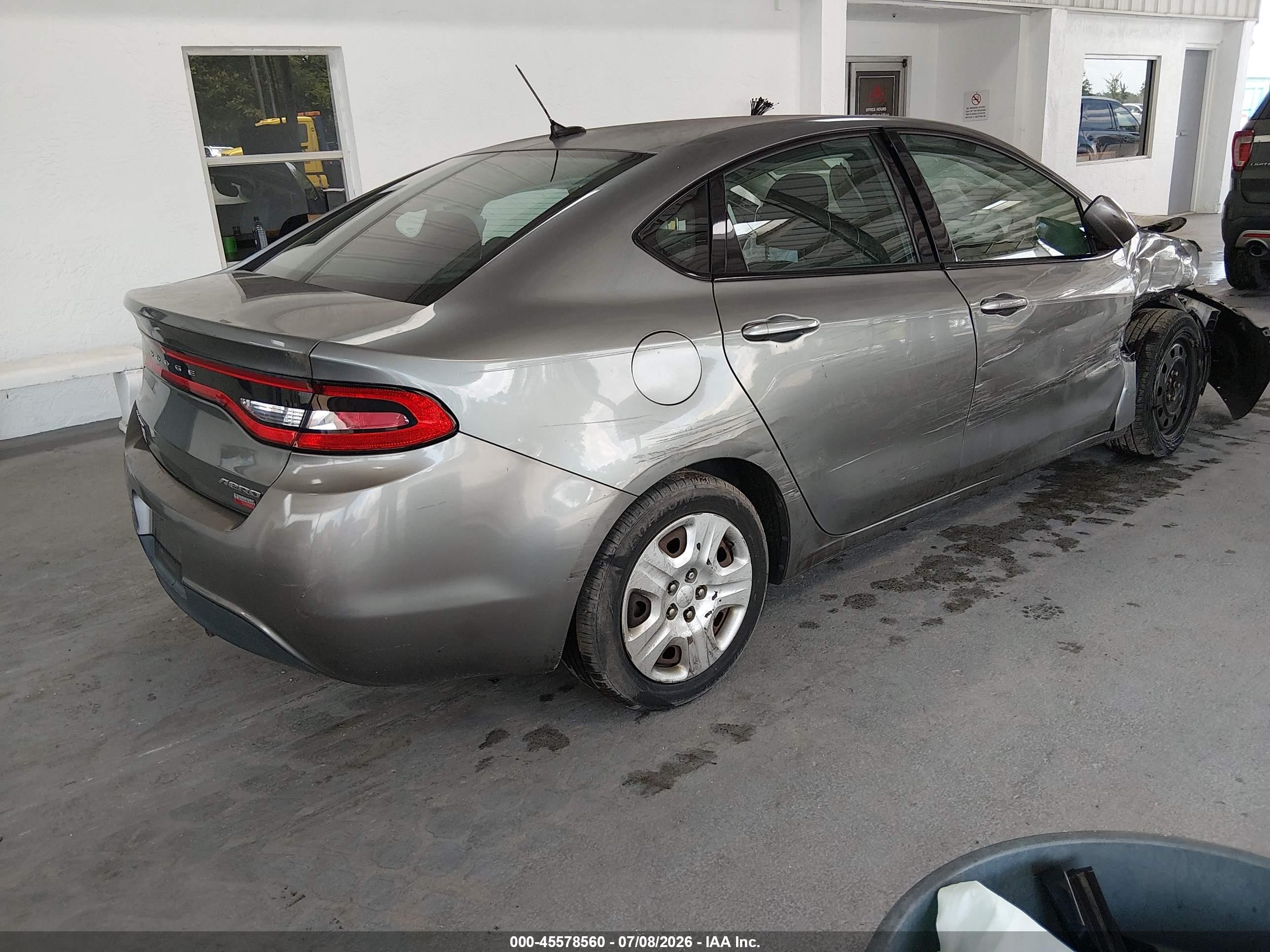 2013 Dodge Dart Aero Gray vin: 1C3CDFAH0DD314095