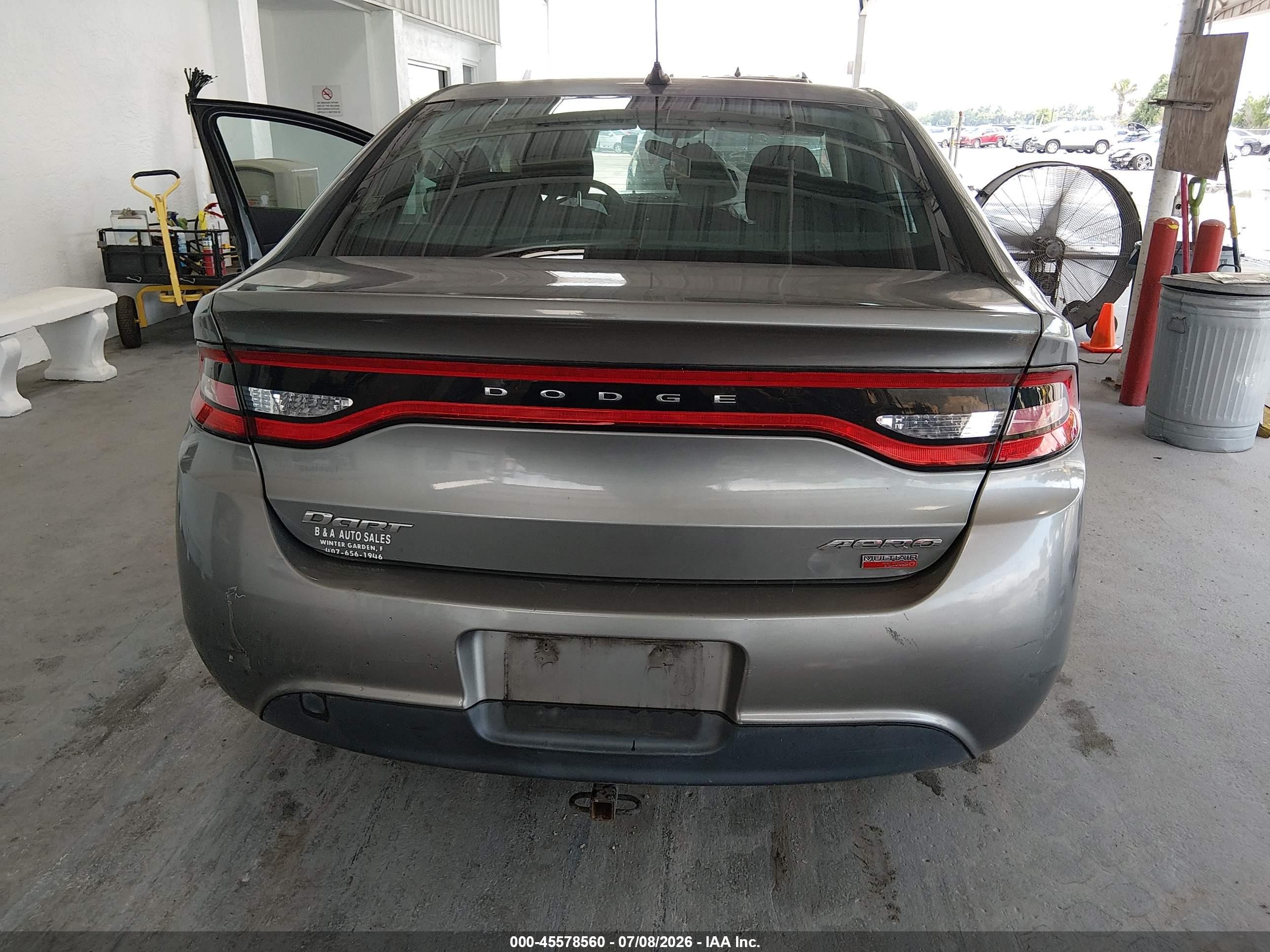 2013 Dodge Dart Aero Gray vin: 1C3CDFAH0DD314095