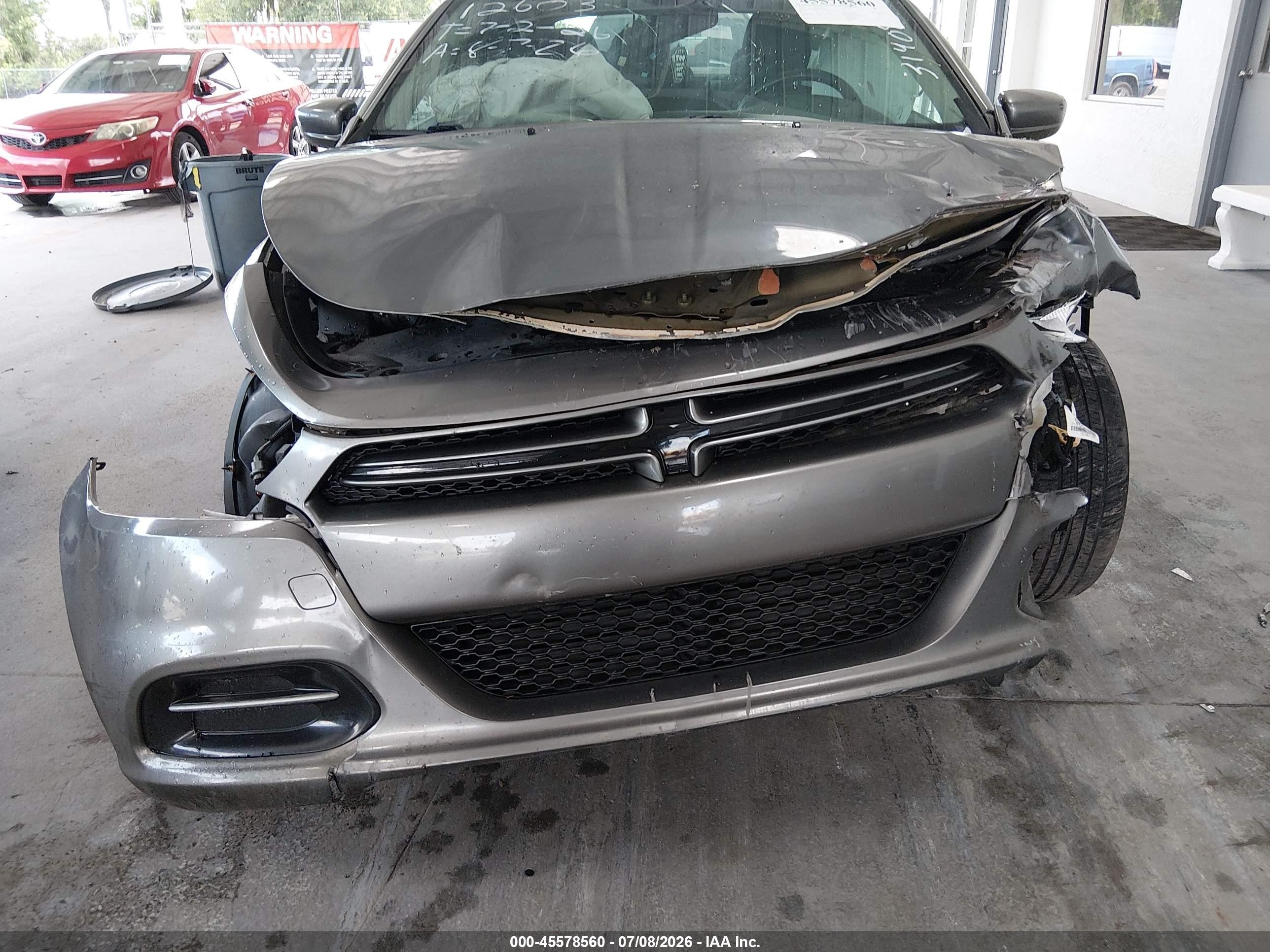 2013 Dodge Dart Aero Gray vin: 1C3CDFAH0DD314095