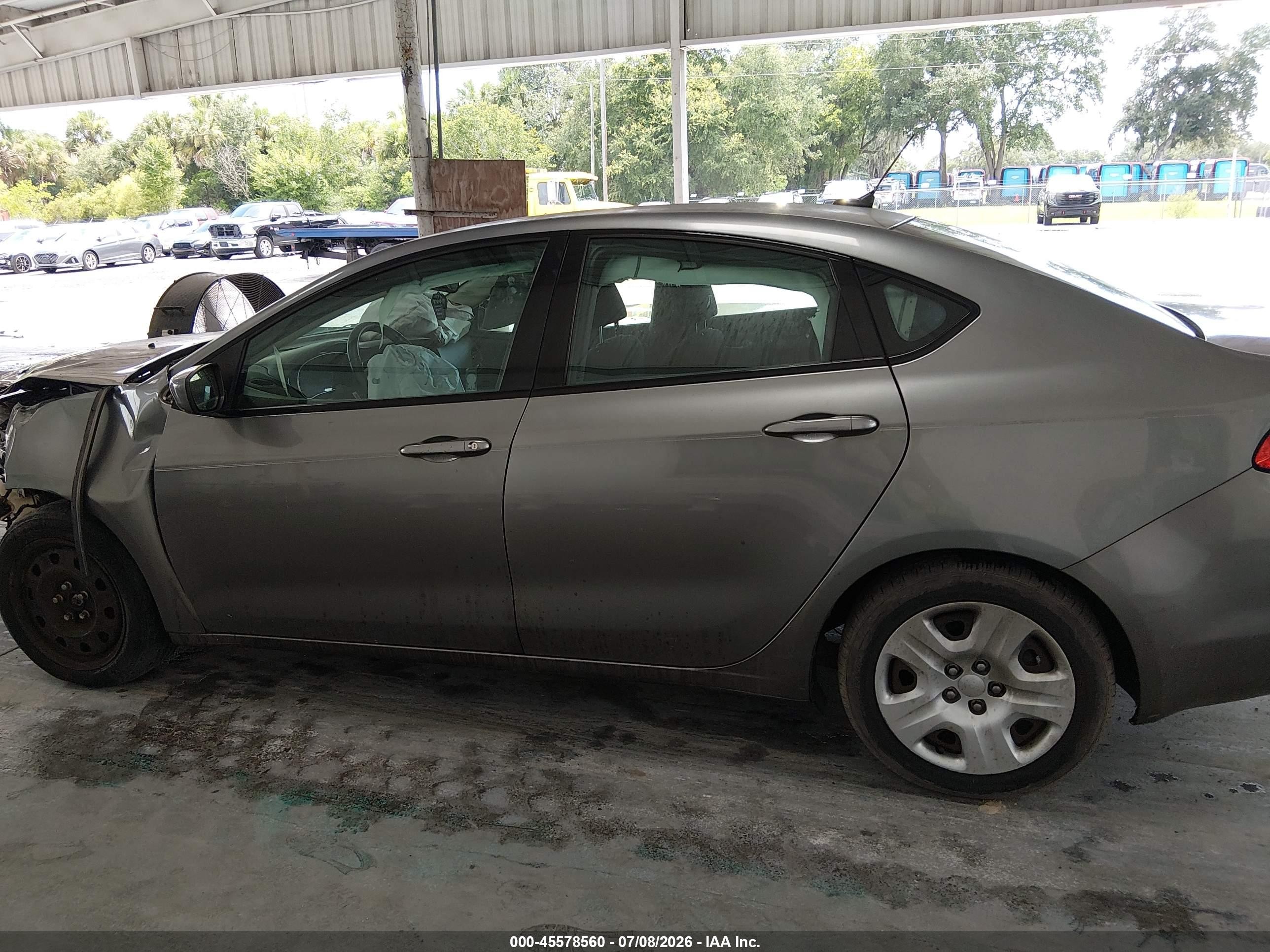 2013 Dodge Dart Aero Gray vin: 1C3CDFAH0DD314095