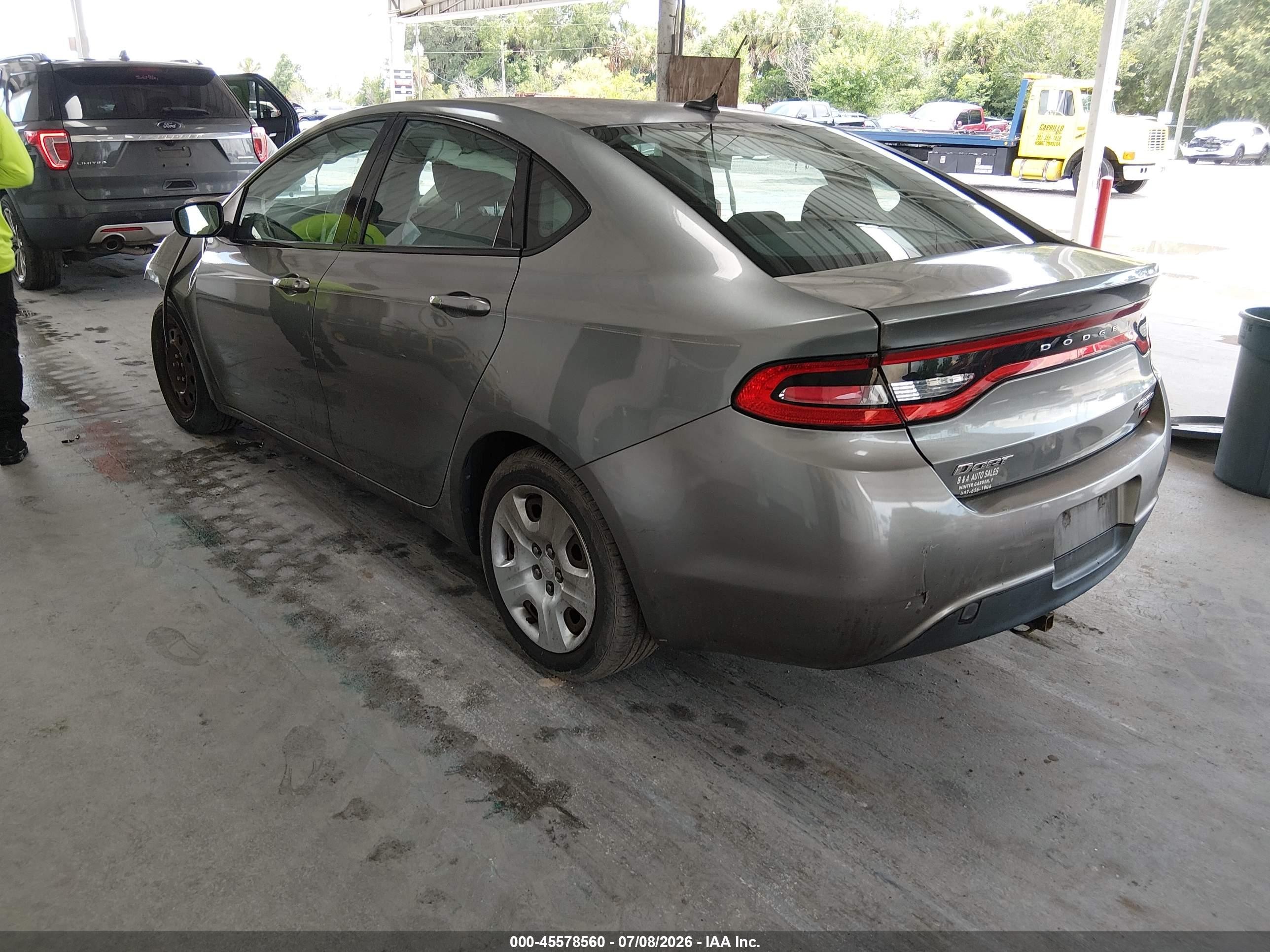2013 Dodge Dart Aero Gray vin: 1C3CDFAH0DD314095