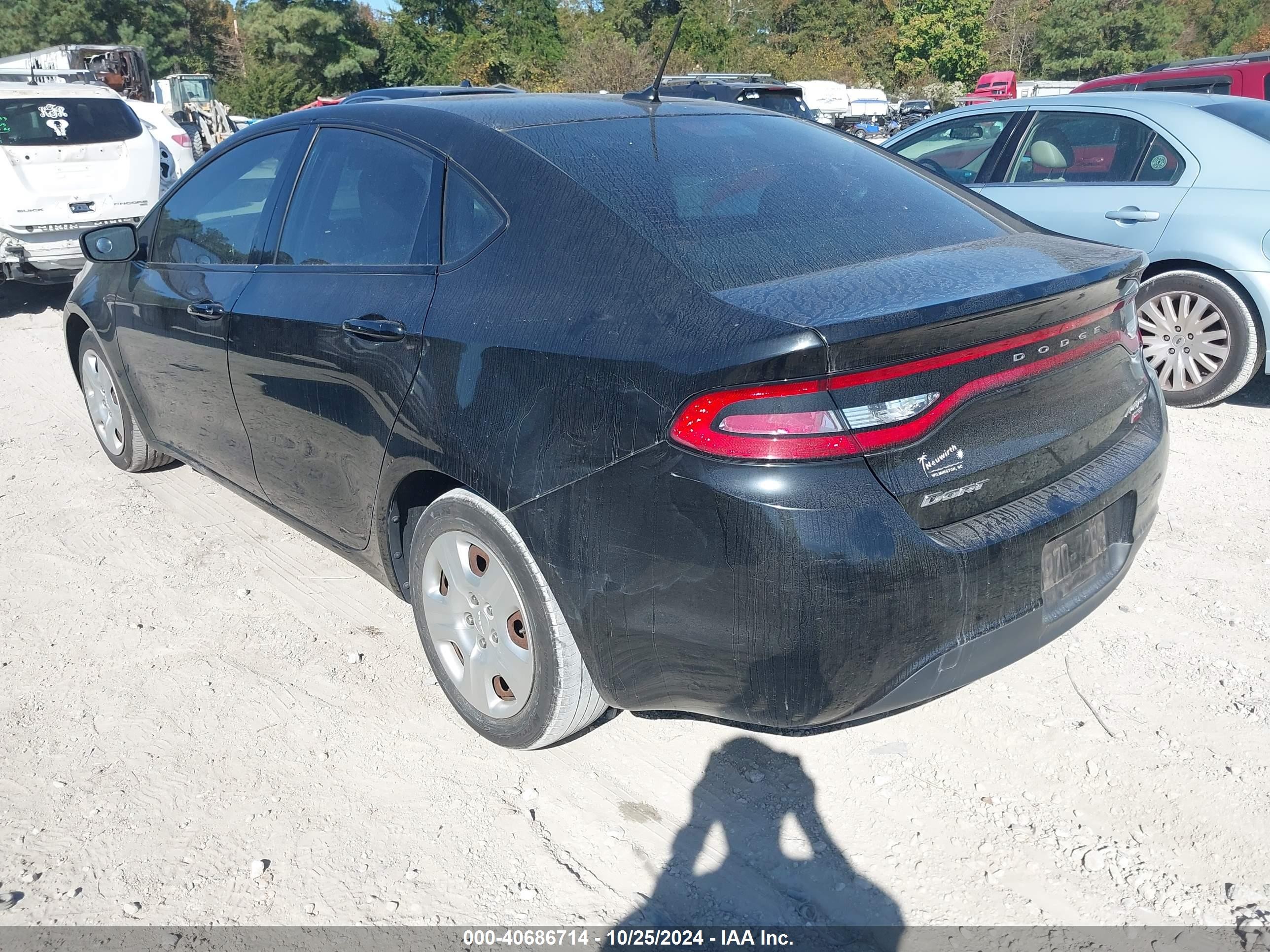 2013 Dodge Dart Aero Black vin: 1C3CDFAH7DD306754