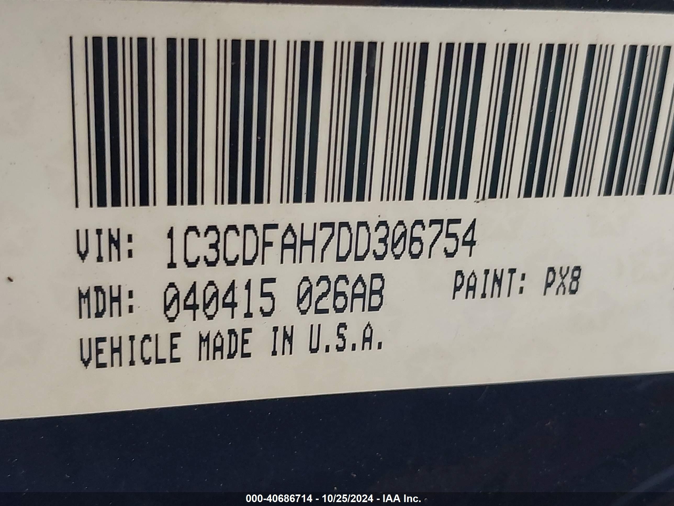 2013 Dodge Dart Aero Black vin: 1C3CDFAH7DD306754