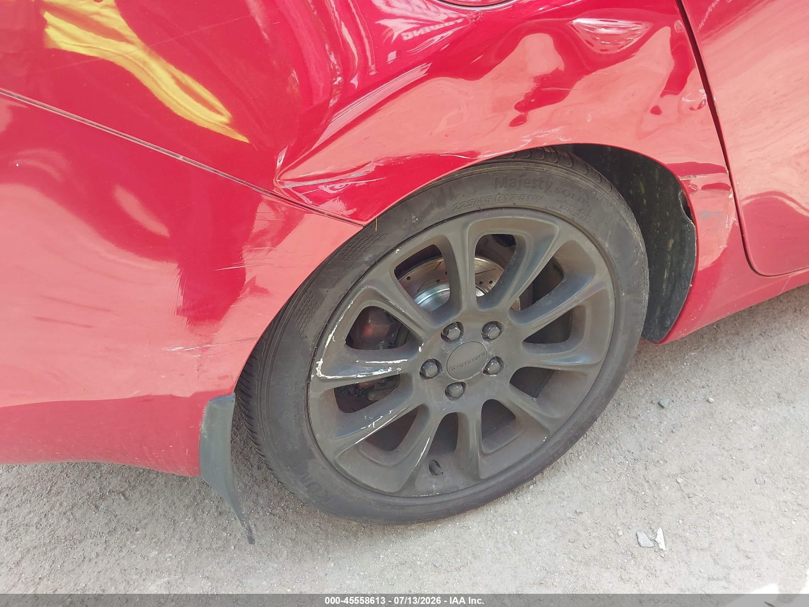 2013 Dodge Dart Aero Red vin: 1C3CDFAH8DD292072