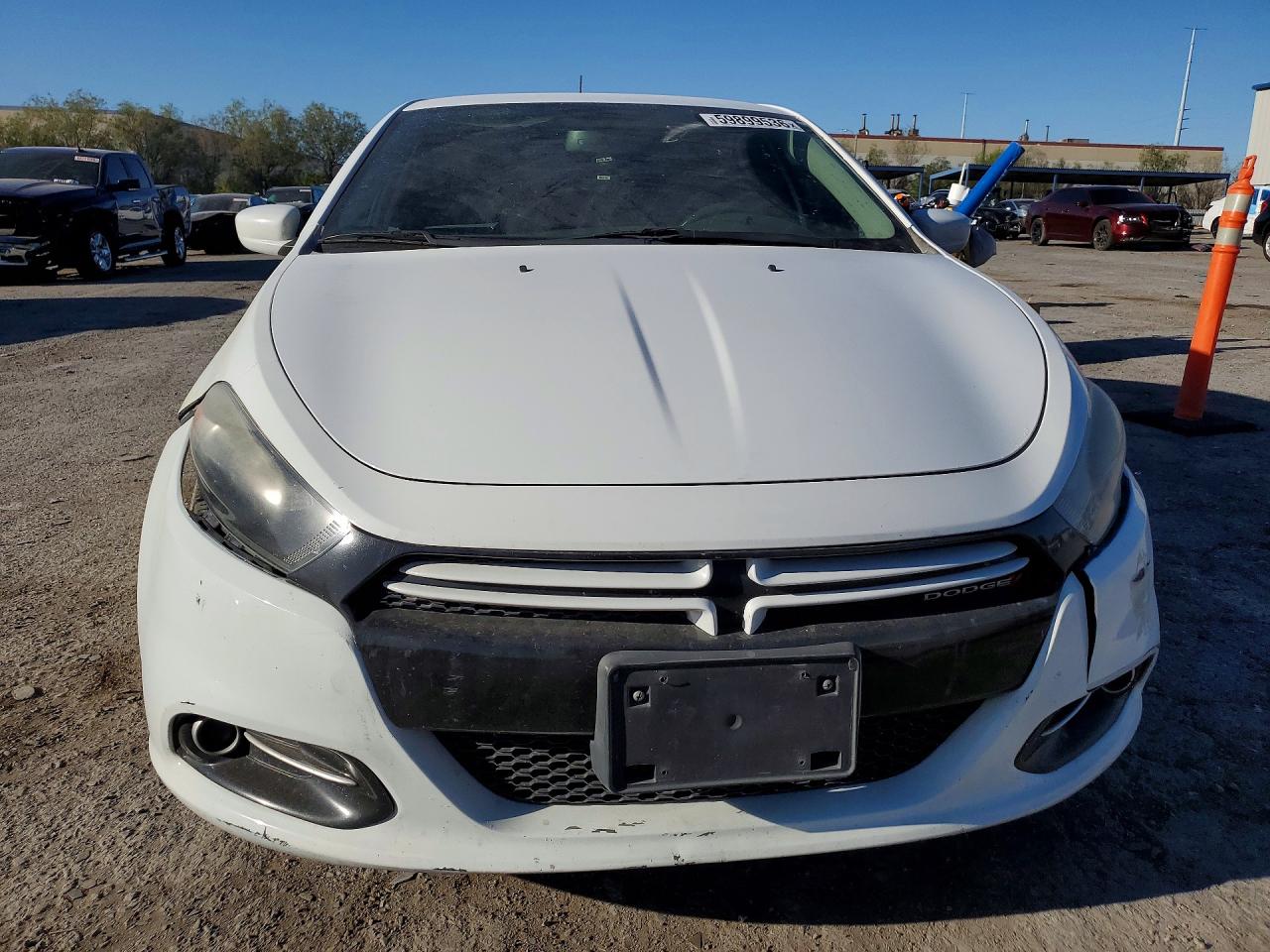 2013 Dodge Dart Sxt White vin: 1C3CDFBA0DD147240