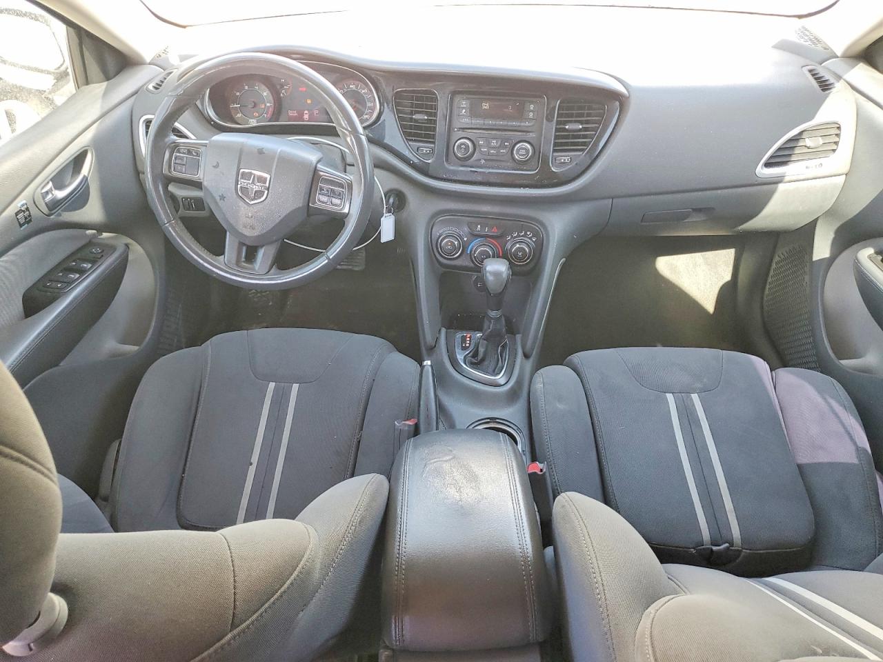 2013 Dodge Dart Sxt White vin: 1C3CDFBA0DD147240