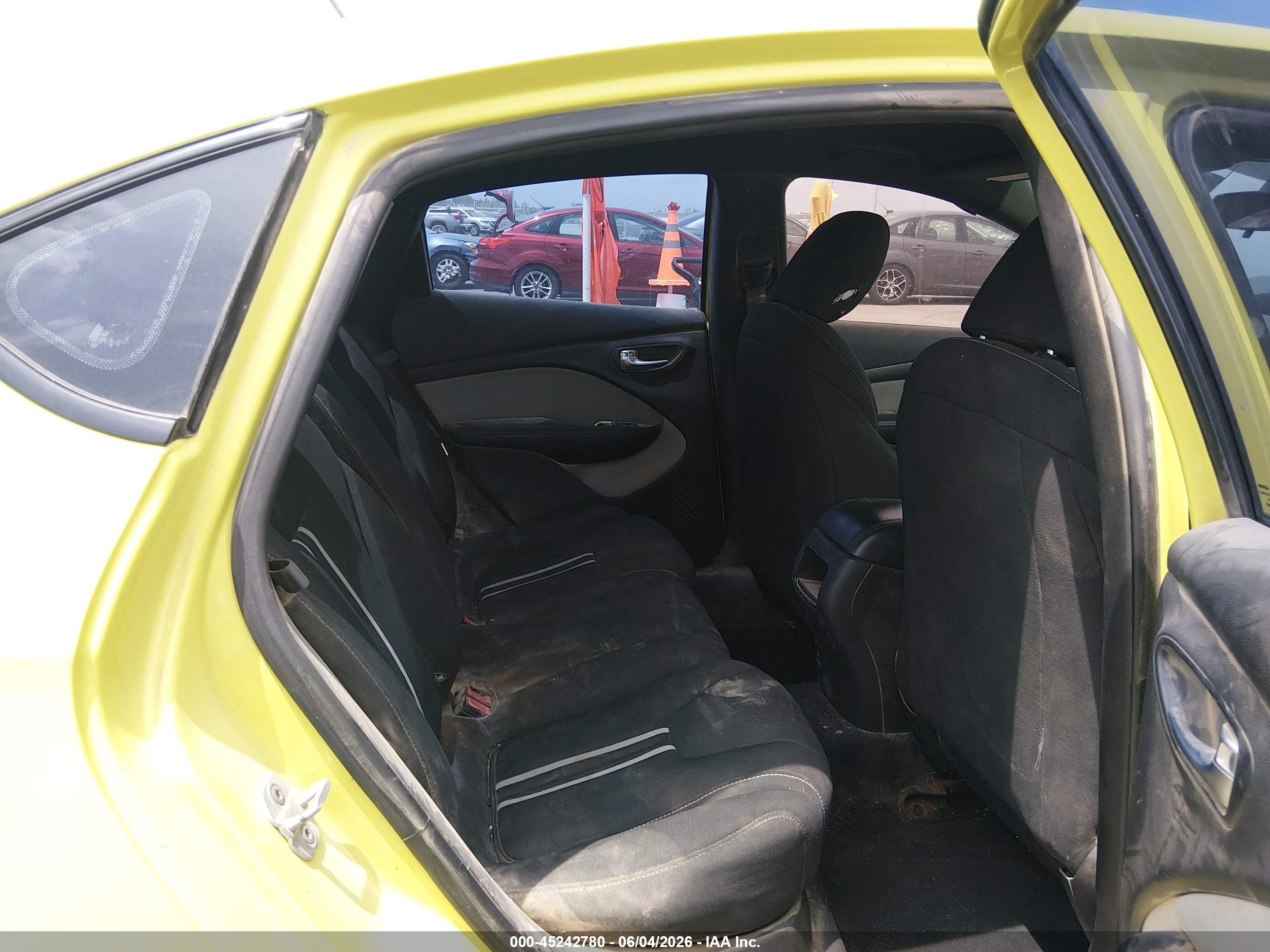 2013 Dodge Dart Rallye Yellow vin: 1C3CDFBA0DD198401