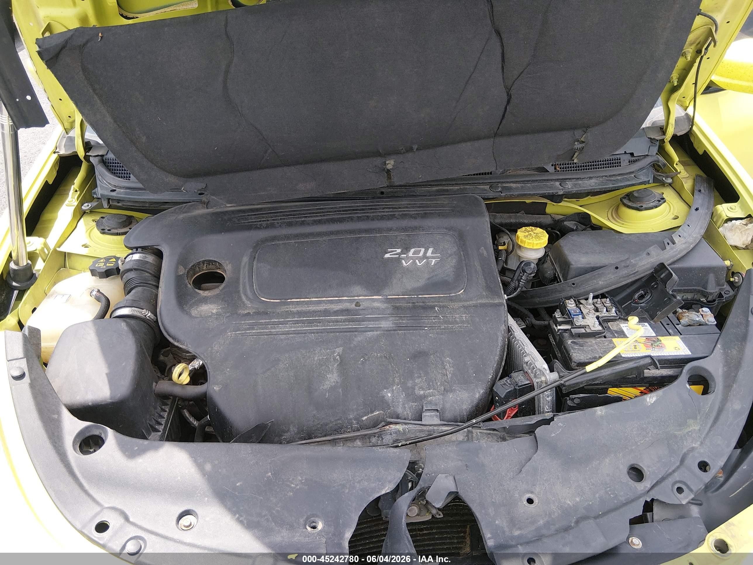 2013 Dodge Dart Rallye Yellow vin: 1C3CDFBA0DD198401