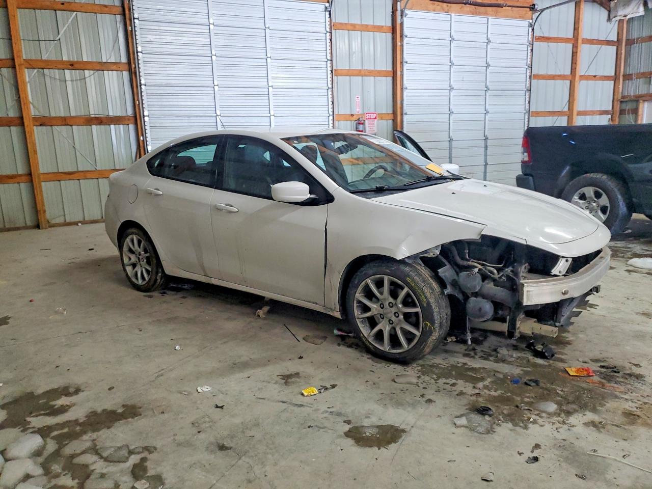 2013 Dodge Dart Sxt White vin: 1C3CDFBA0DD267832