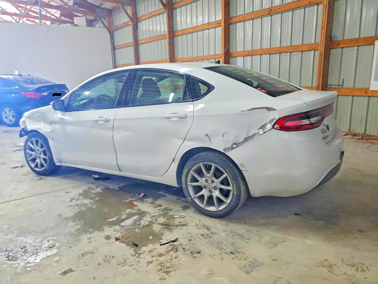 2013 Dodge Dart Sxt White vin: 1C3CDFBA0DD267832