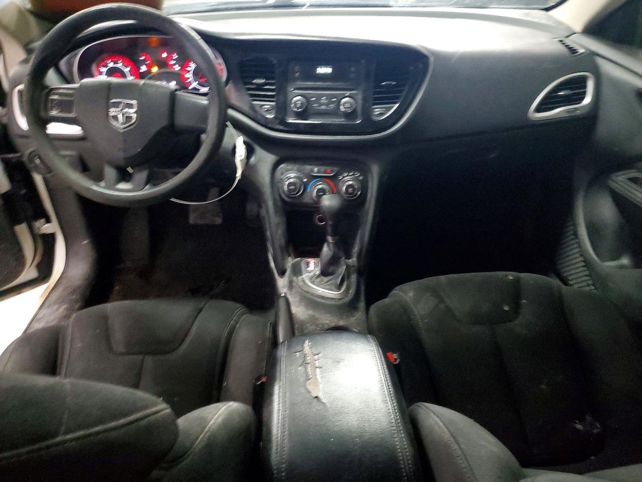 2013 Dodge Dart Sxt White vin: 1C3CDFBA0DD267832