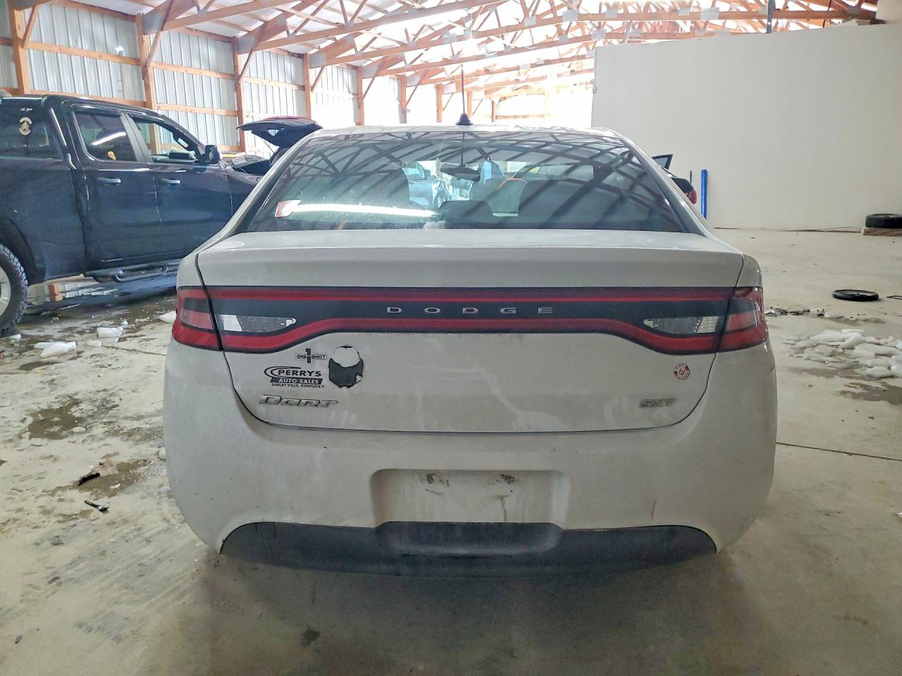 2013 Dodge Dart Sxt White vin: 1C3CDFBA0DD267832