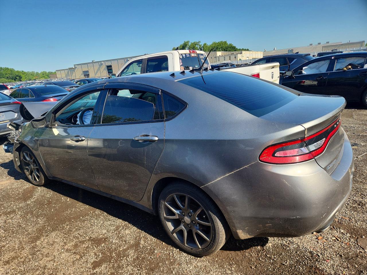 2013 Dodge Dart Sxt Gray vin: 1C3CDFBA0DD297848