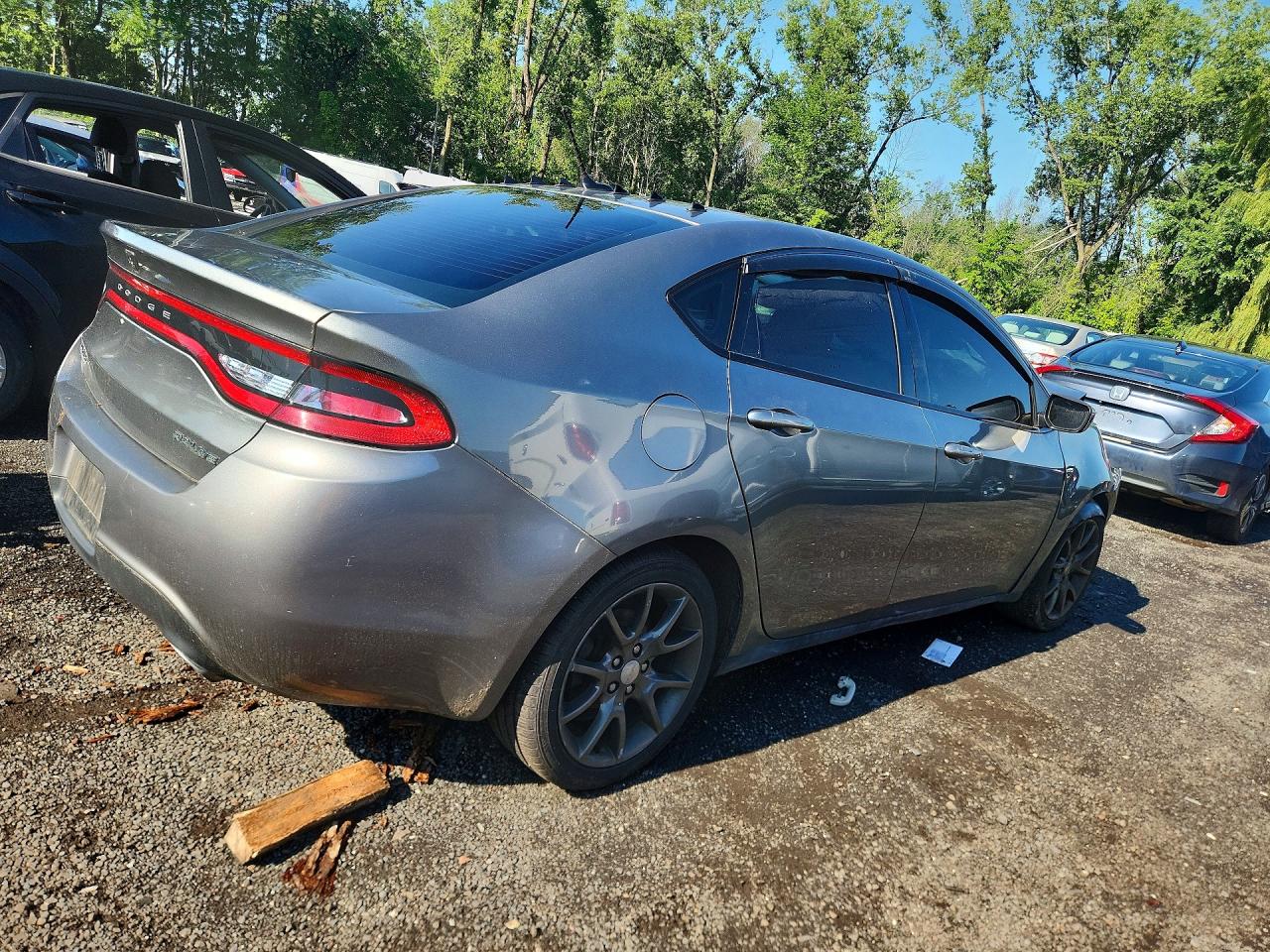2013 Dodge Dart Sxt Gray vin: 1C3CDFBA0DD297848