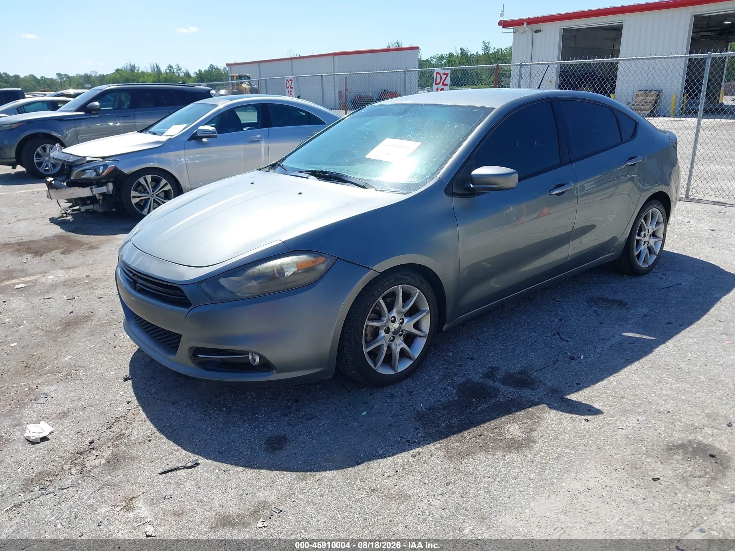 2013 Dodge Dart Sxt Серебряный vin: 1C3CDFBA0DD308489