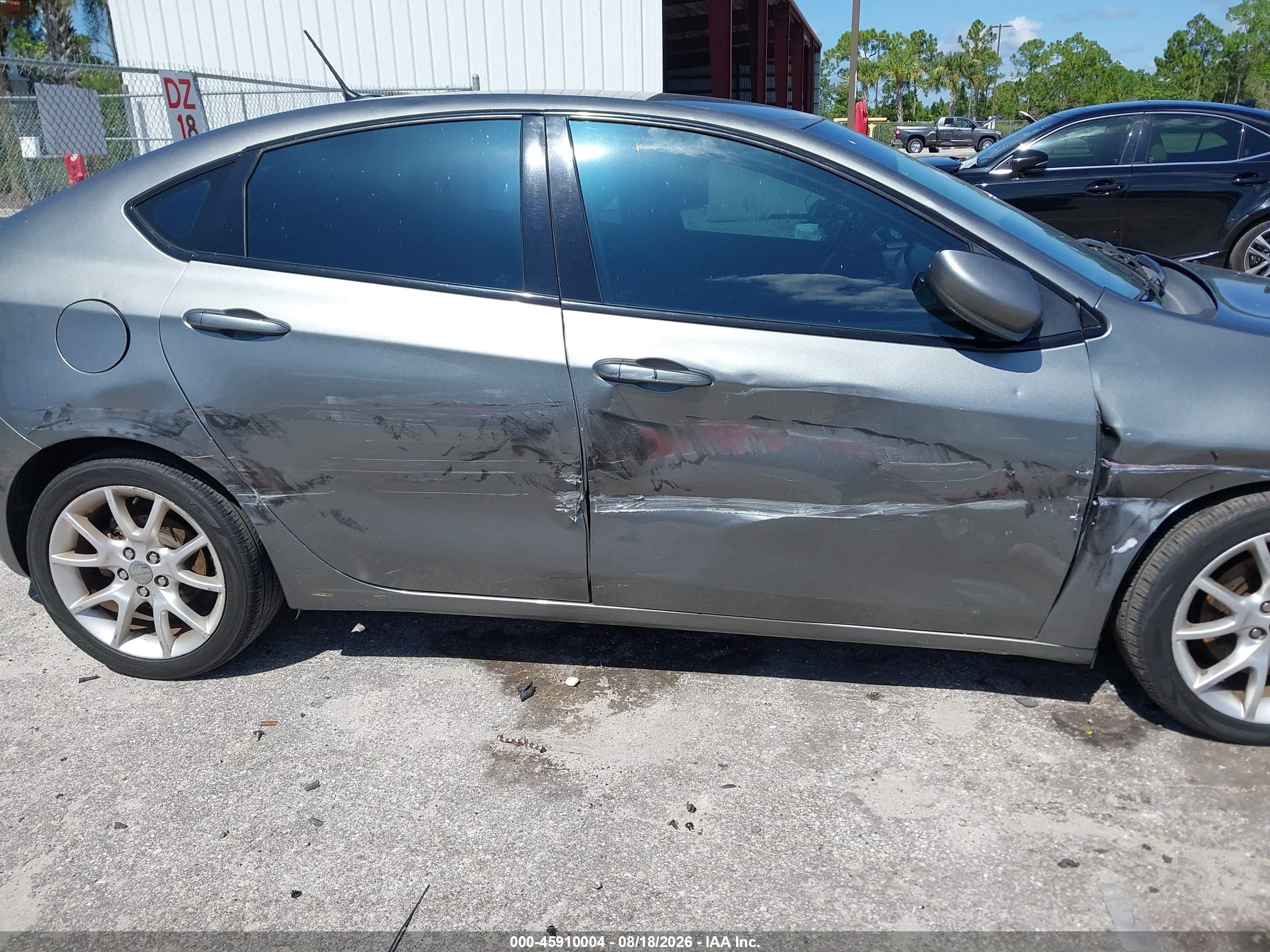 2013 Dodge Dart Sxt Серебряный vin: 1C3CDFBA0DD308489