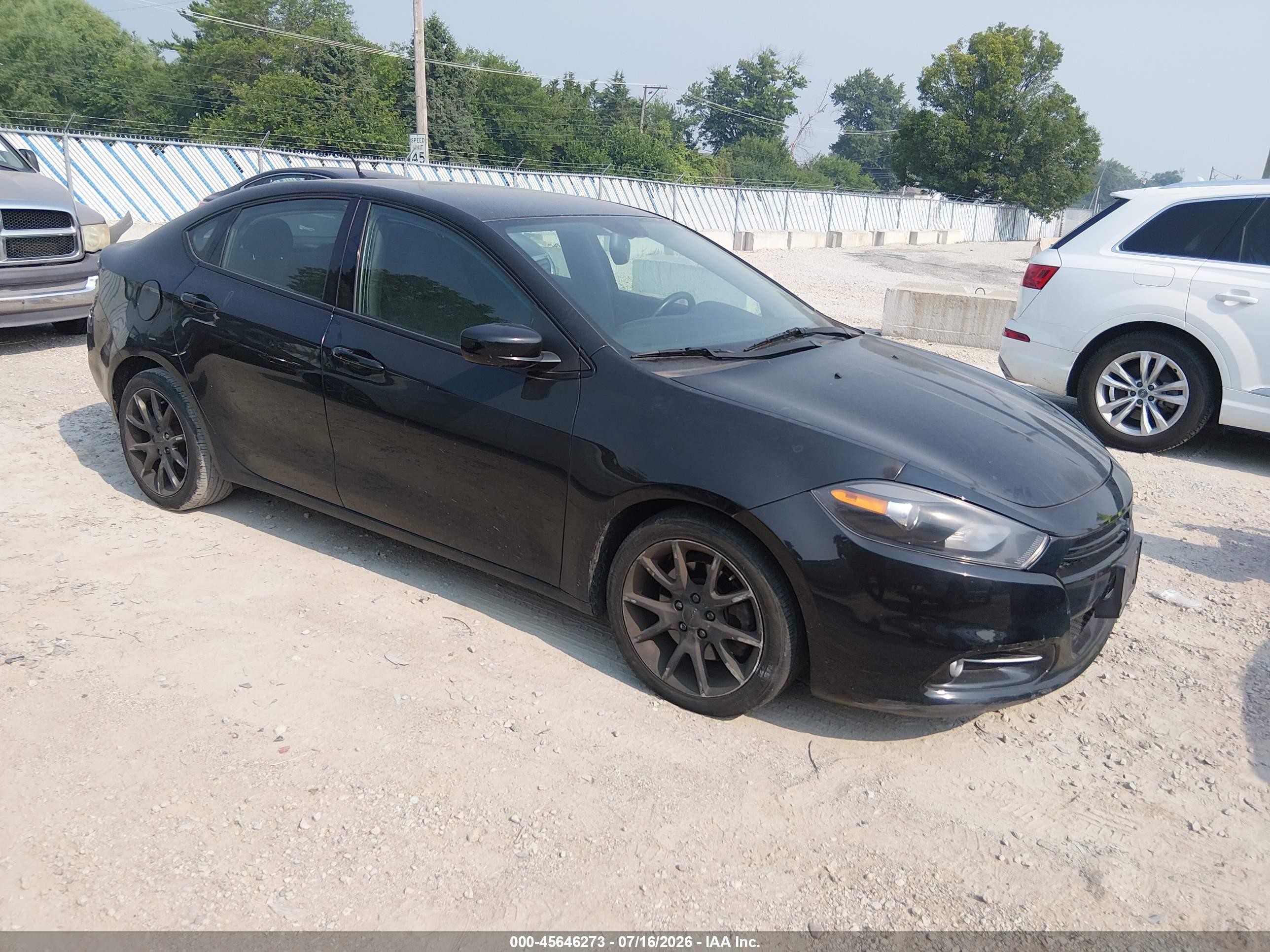 2013 Dodge Dart Sxt Black vin: 1C3CDFBA0DD309030