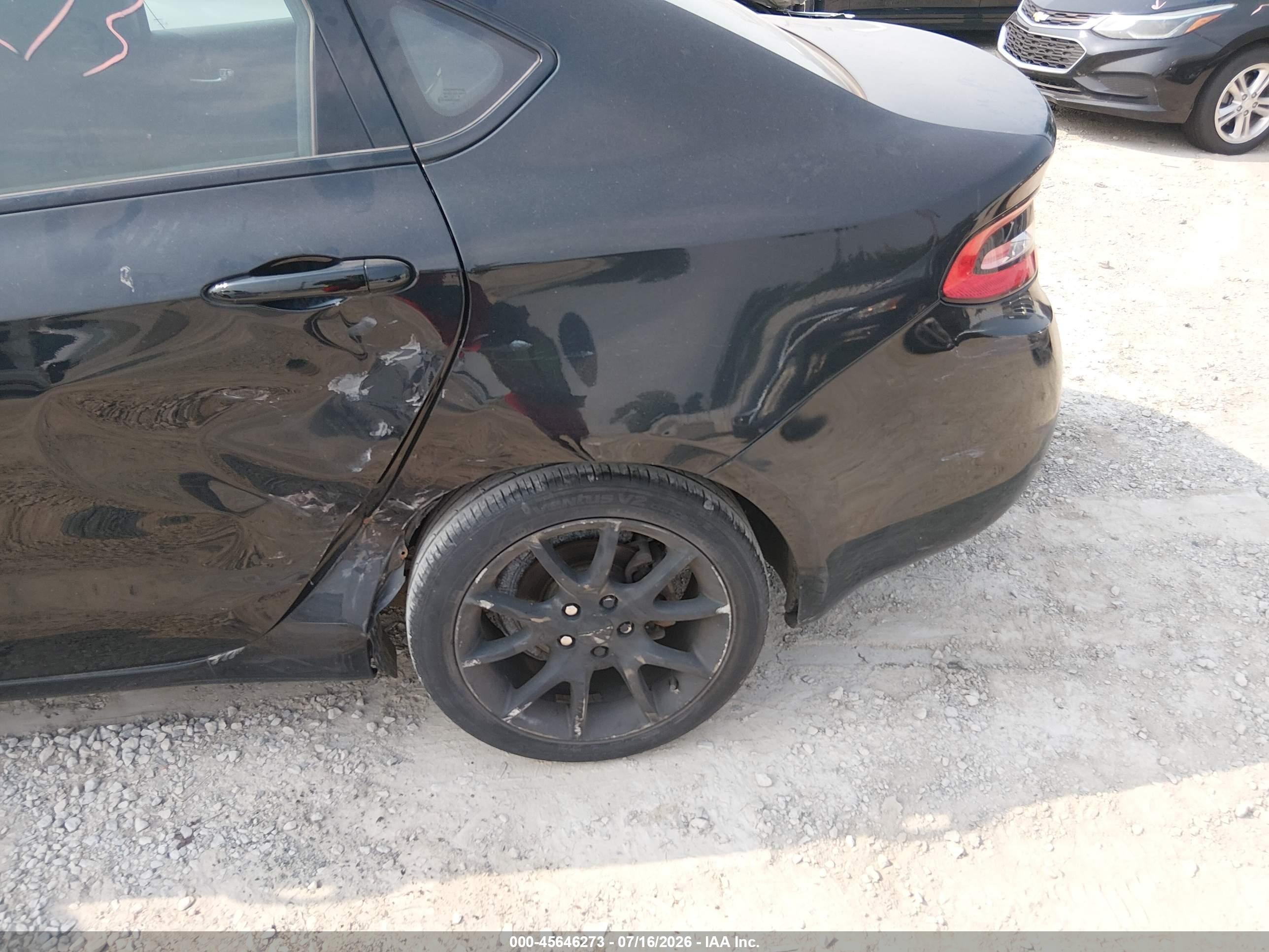 2013 Dodge Dart Sxt Black vin: 1C3CDFBA0DD309030