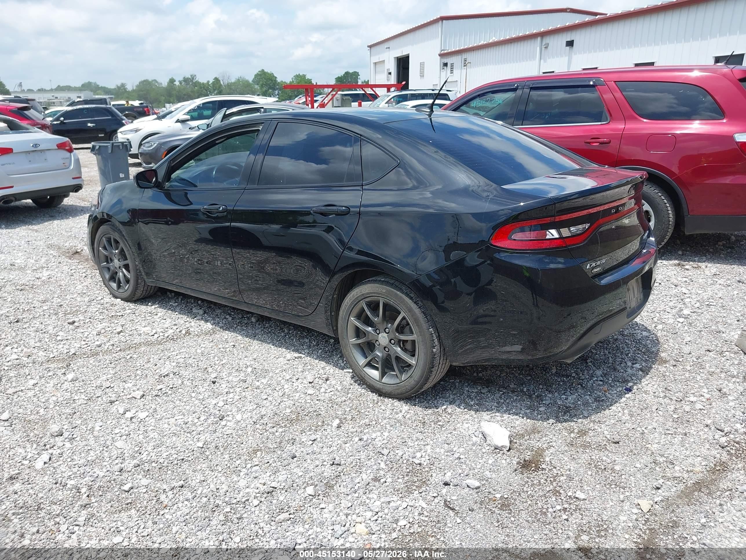 2013 Dodge Dart Rallye Black vin: 1C3CDFBA1DD118507