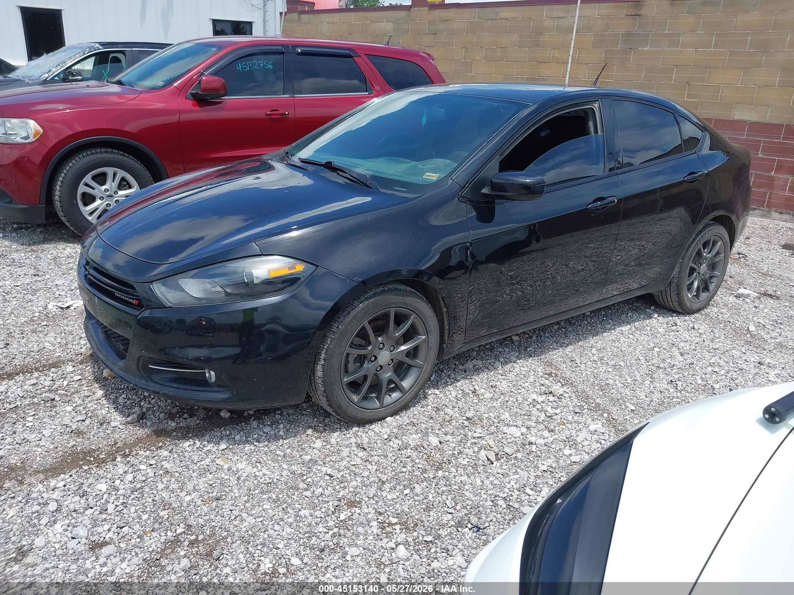 2013 Dodge Dart Rallye Black vin: 1C3CDFBA1DD118507