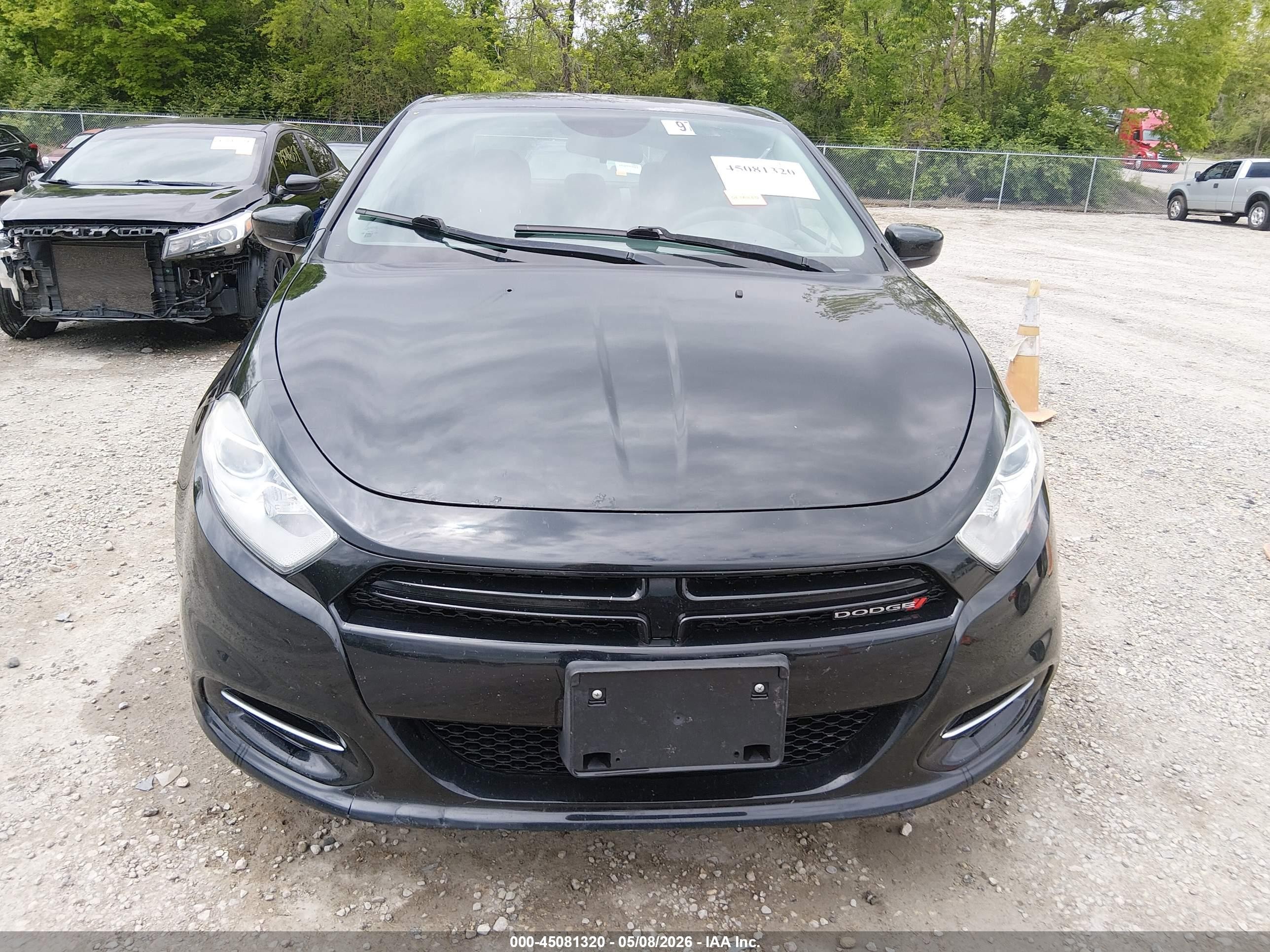 2013 Dodge Dart Sxt Black vin: 1C3CDFBA1DD159400