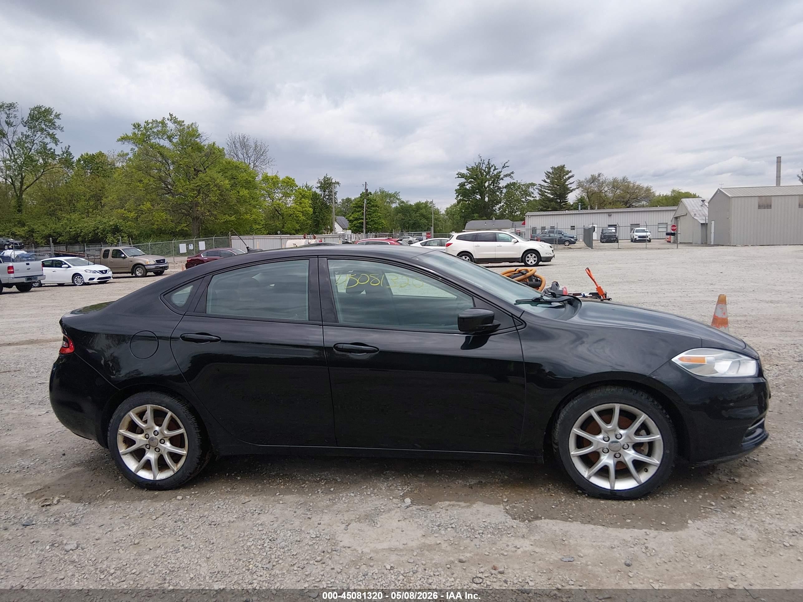 2013 Dodge Dart Sxt Black vin: 1C3CDFBA1DD159400