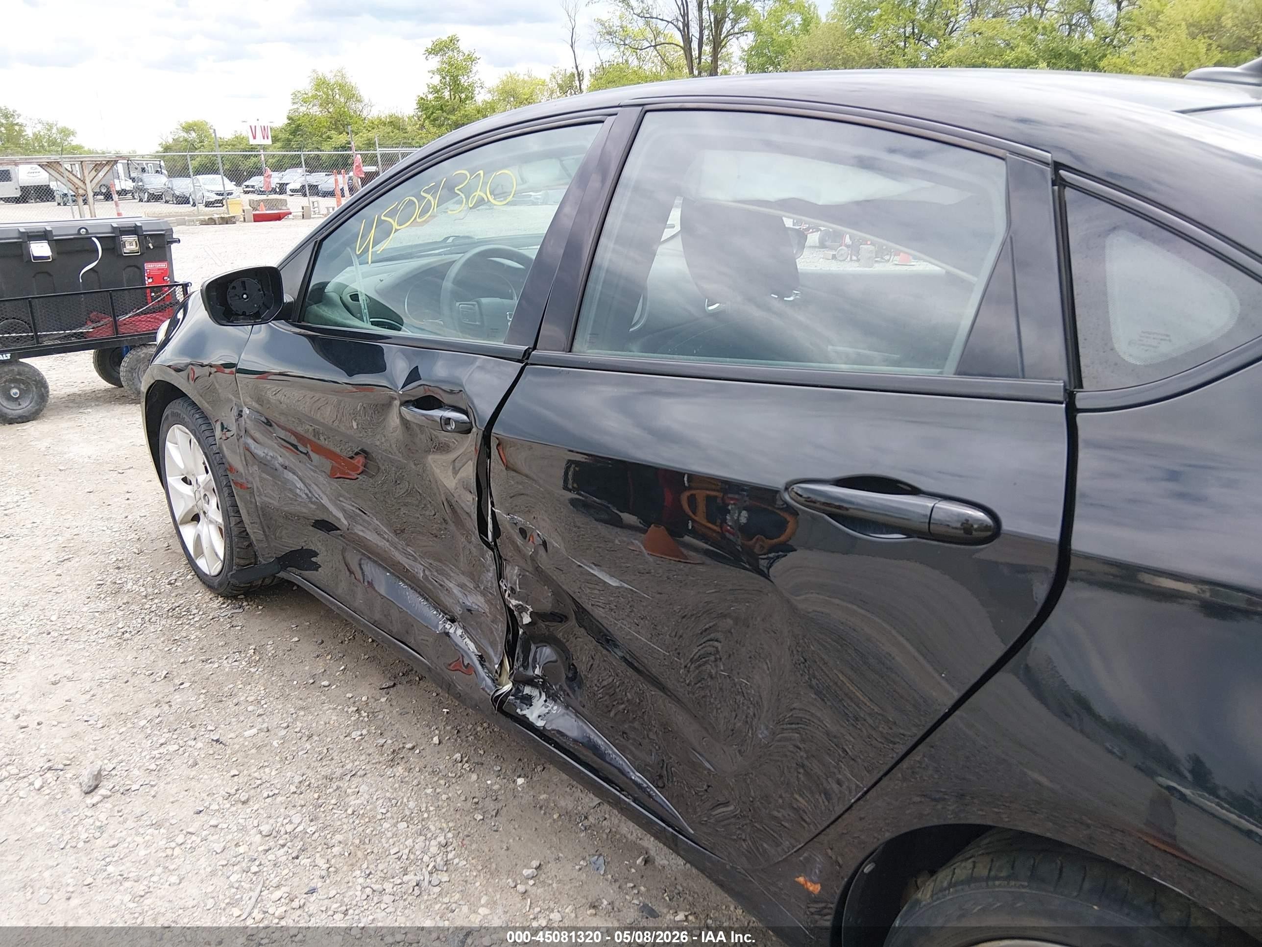 2013 Dodge Dart Sxt Black vin: 1C3CDFBA1DD159400