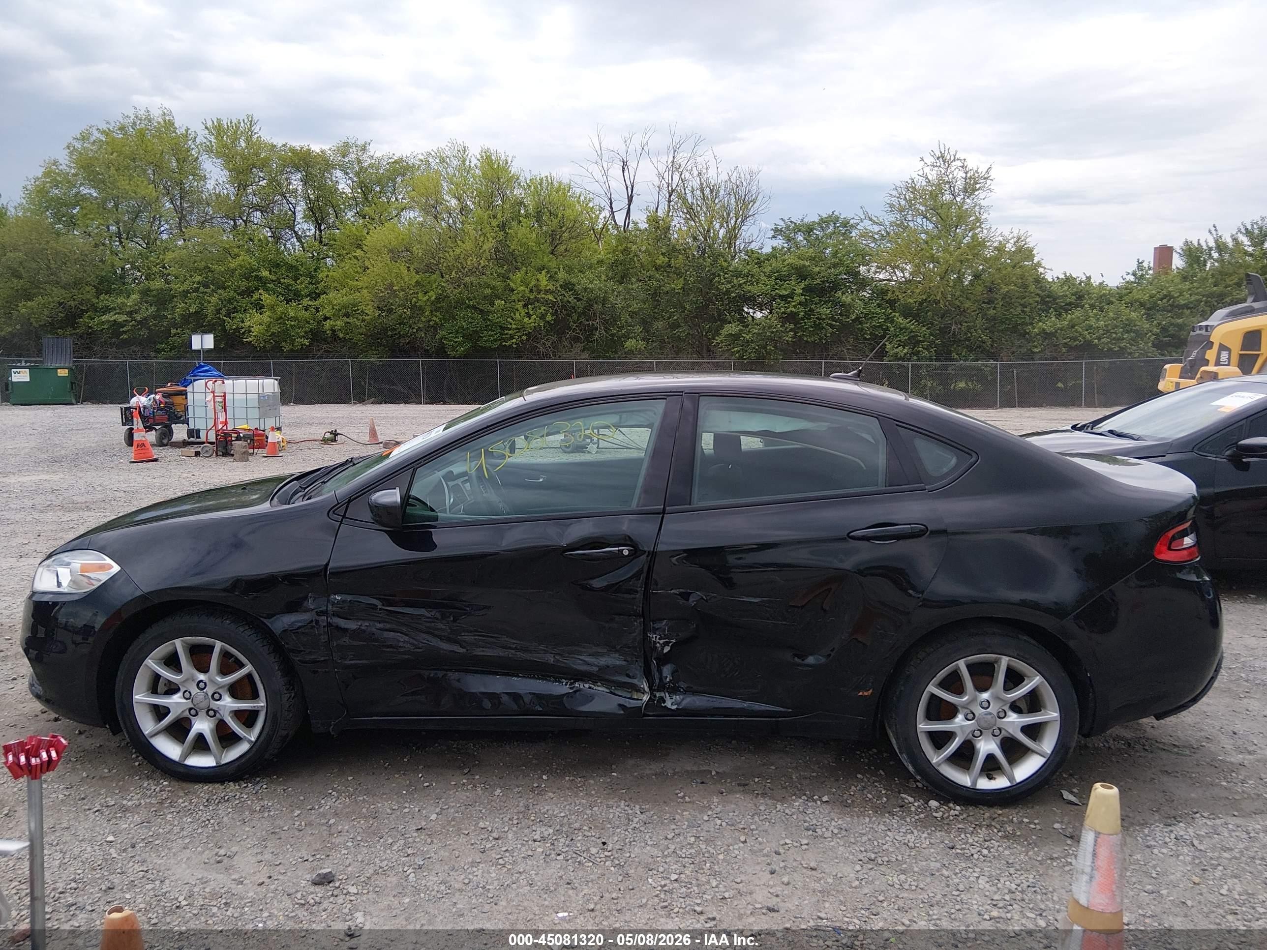 2013 Dodge Dart Sxt Black vin: 1C3CDFBA1DD159400