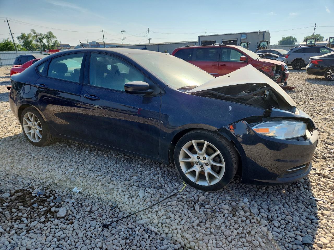 2013 Dodge Dart Sxt Blue vin: 1C3CDFBA1DD181865