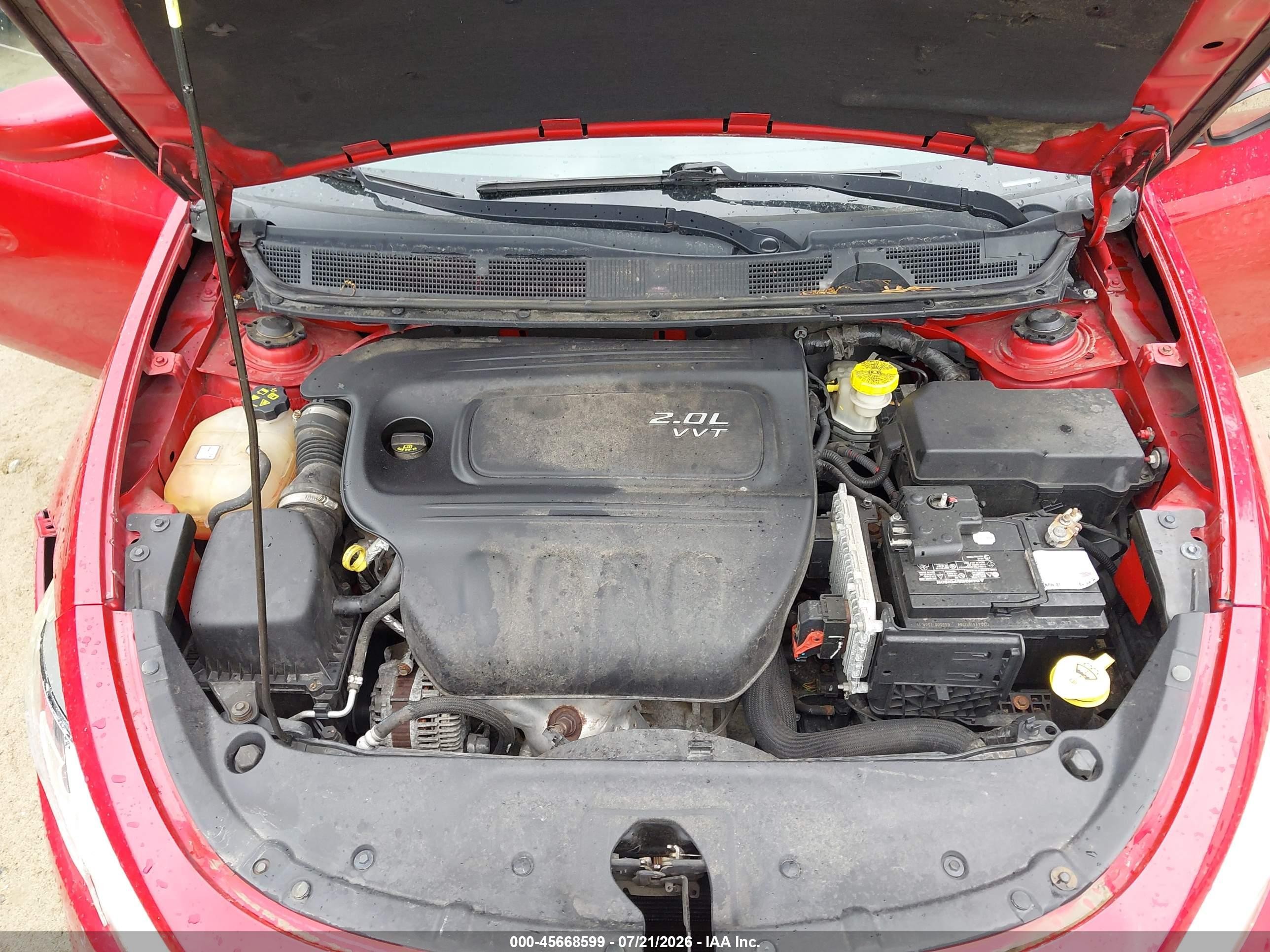 2013 Dodge Dart Sxt Red vin: 1C3CDFBA1DD210457