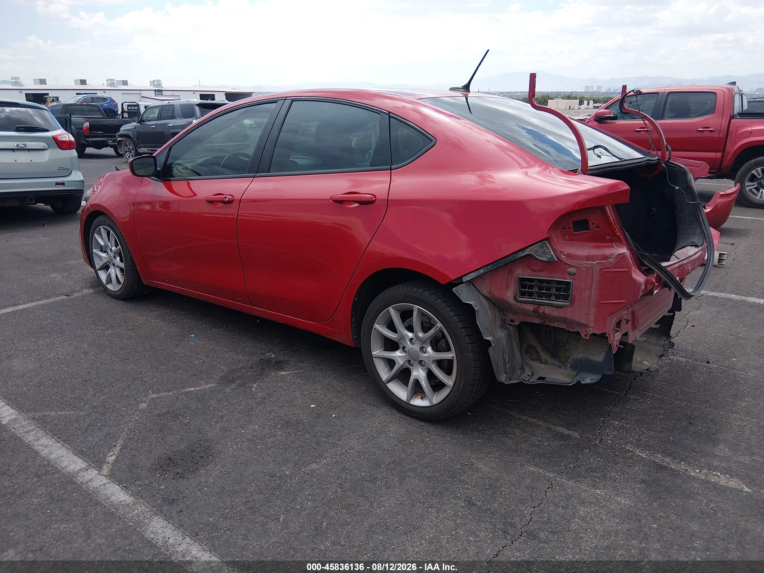 2013 Dodge Dart Rallye Red vin: 1C3CDFBA1DD241532